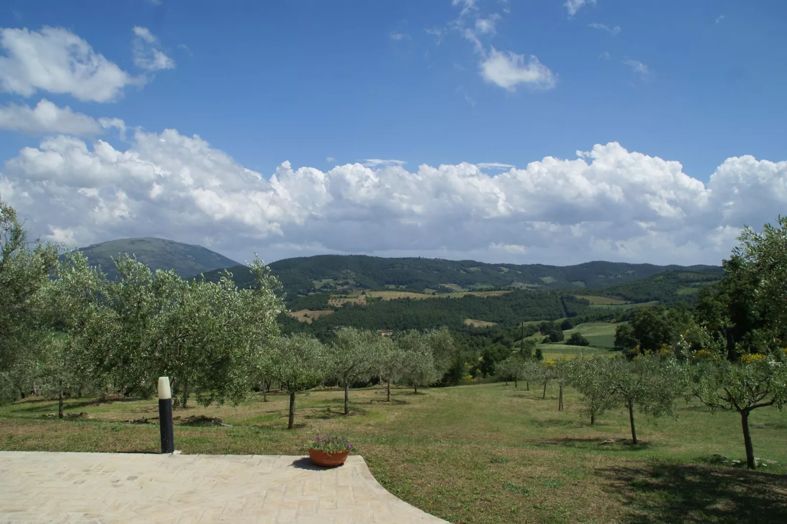 Villa San Donato-Tuinen zomer