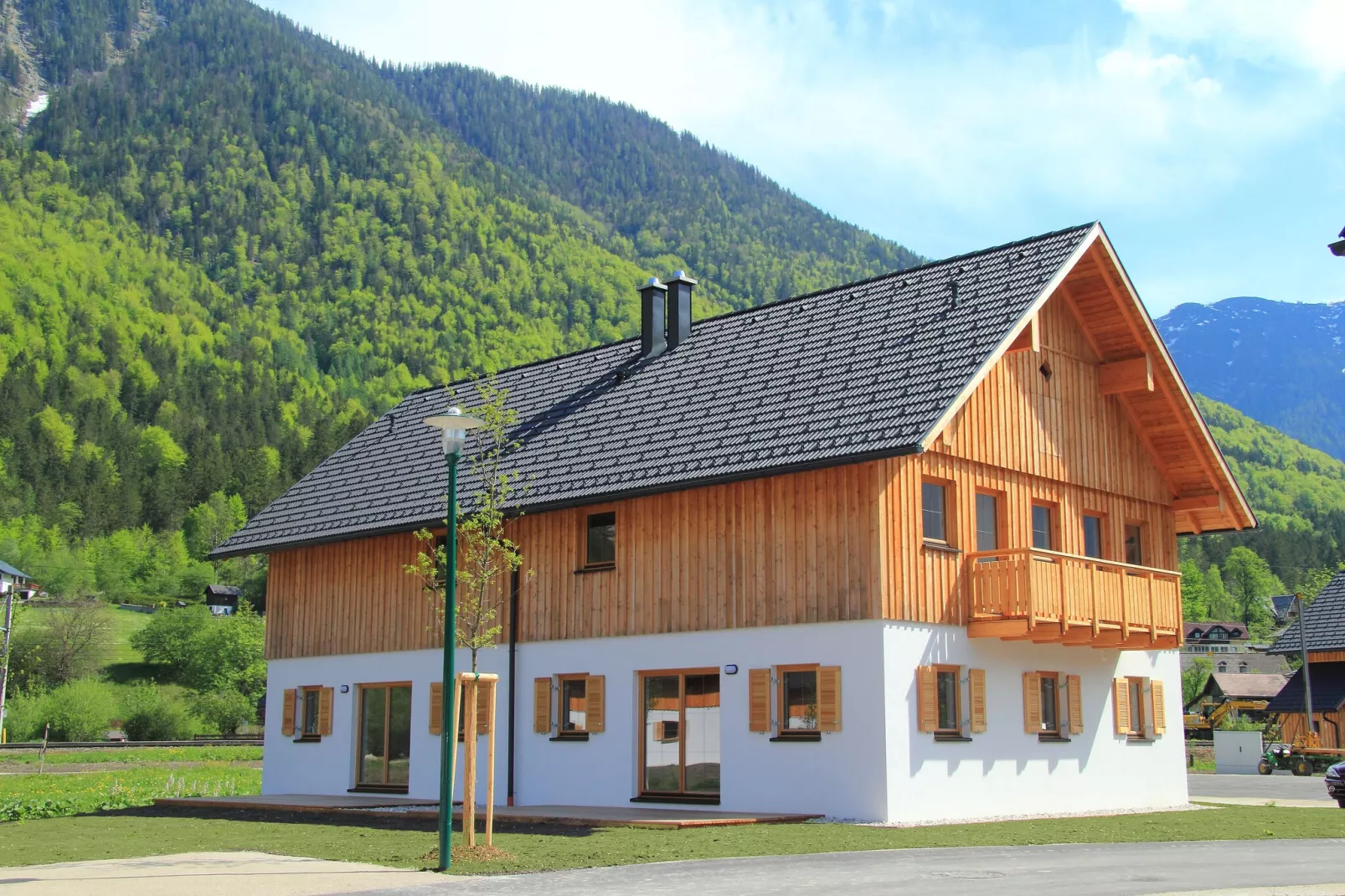 Holiday resort Obertraun, Obertraun am Hallstättersee-Chalet Hallstättersee-Chalet Hallstättersee-Buitenkant zomer