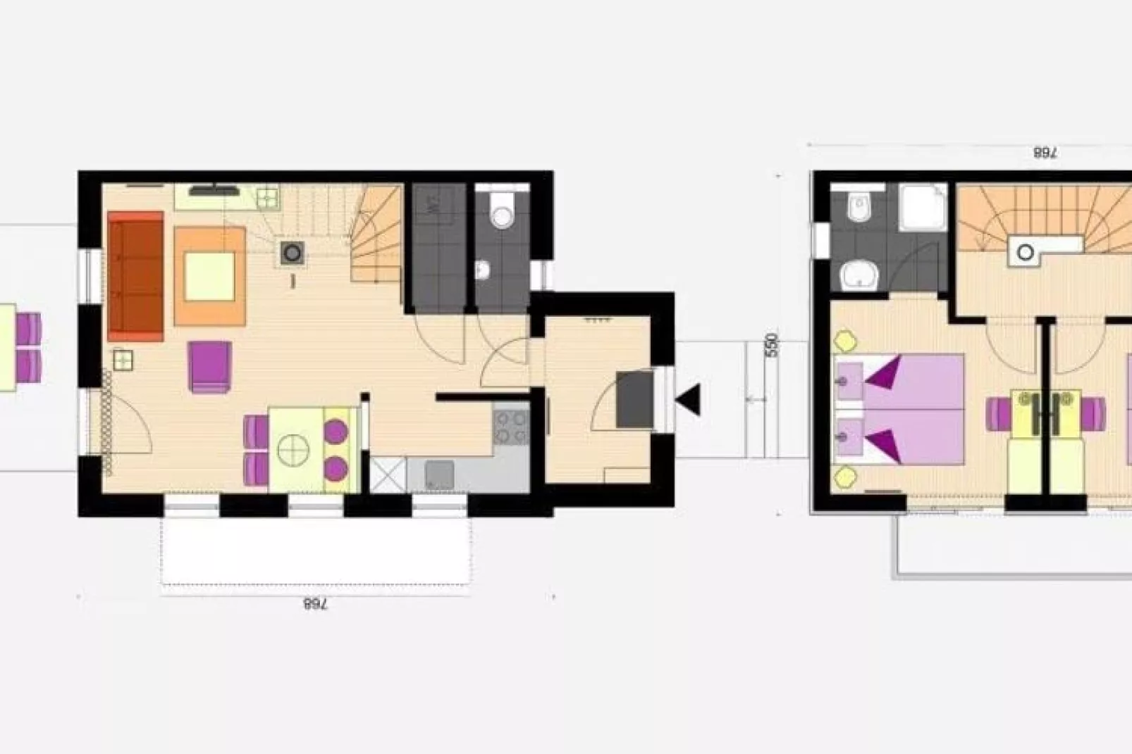 Holiday resort Obertraun, Obertraun am Hallstättersee-Chalet Hallstättersee-Chalet Hallstättersee-Plattegrond