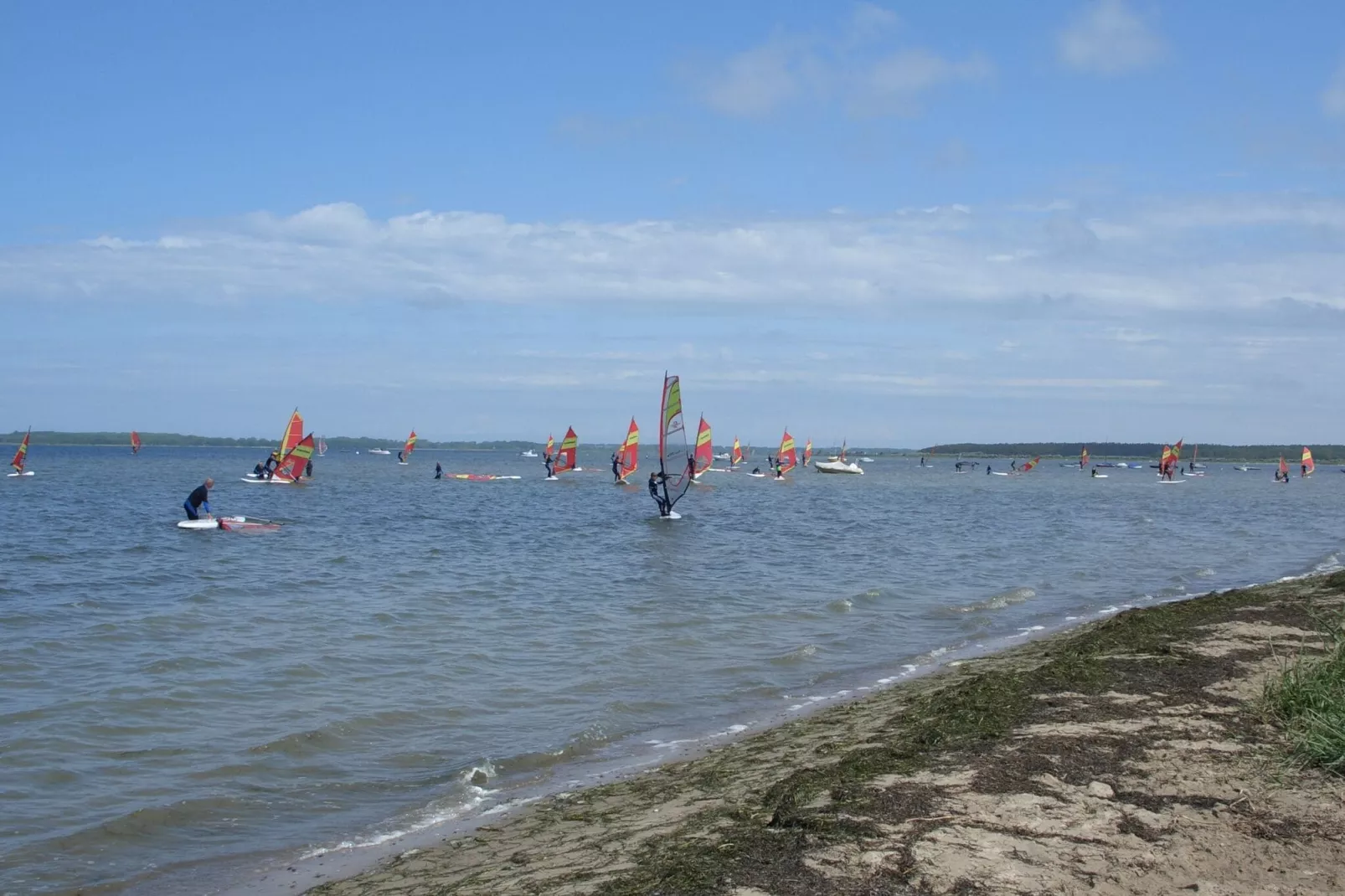 Salzhaff-Finka Pepelow Campingplatz für Surfer-Gebieden zomer 1km