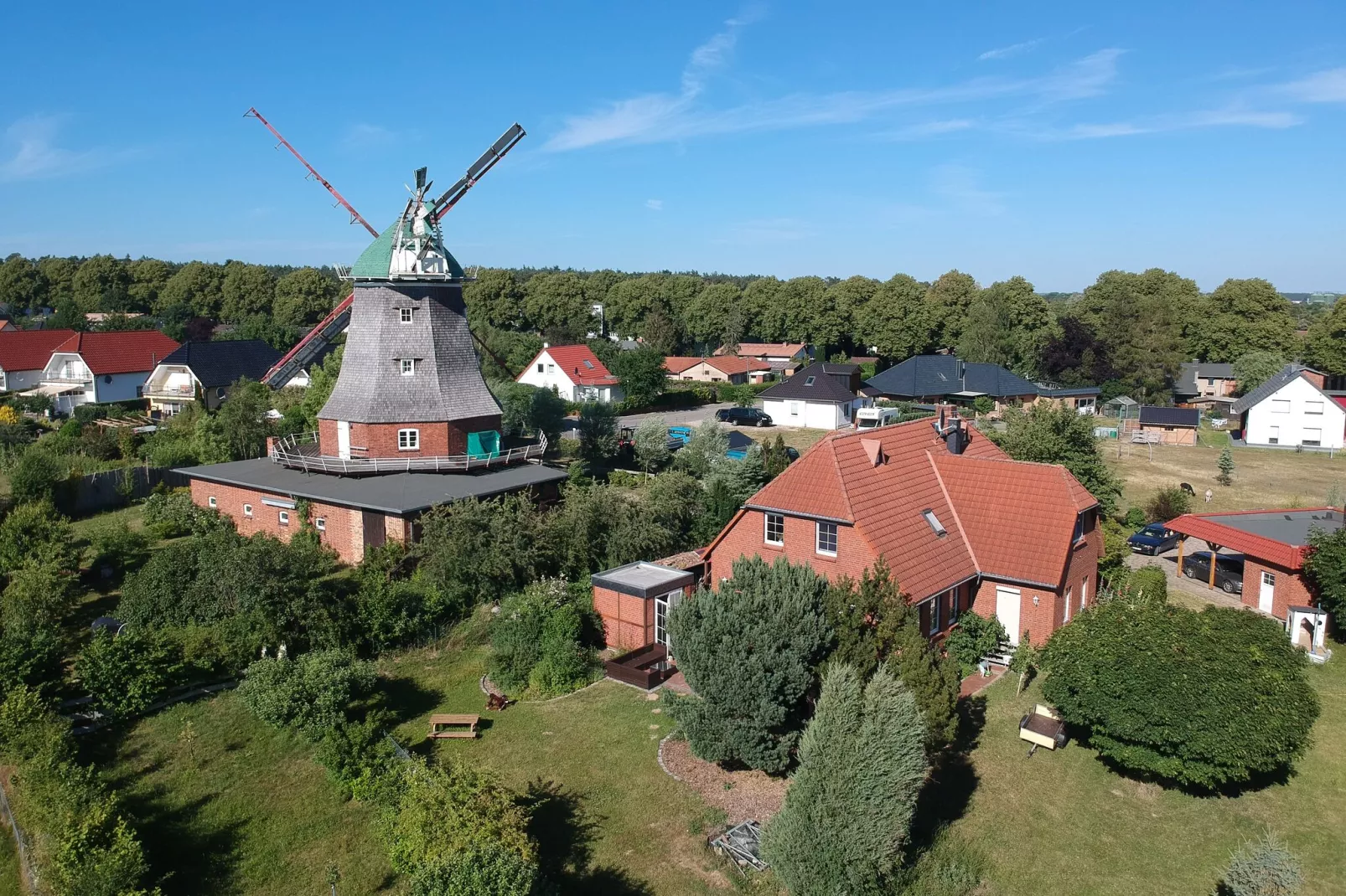 Zur Windmühle-Tuinen zomer