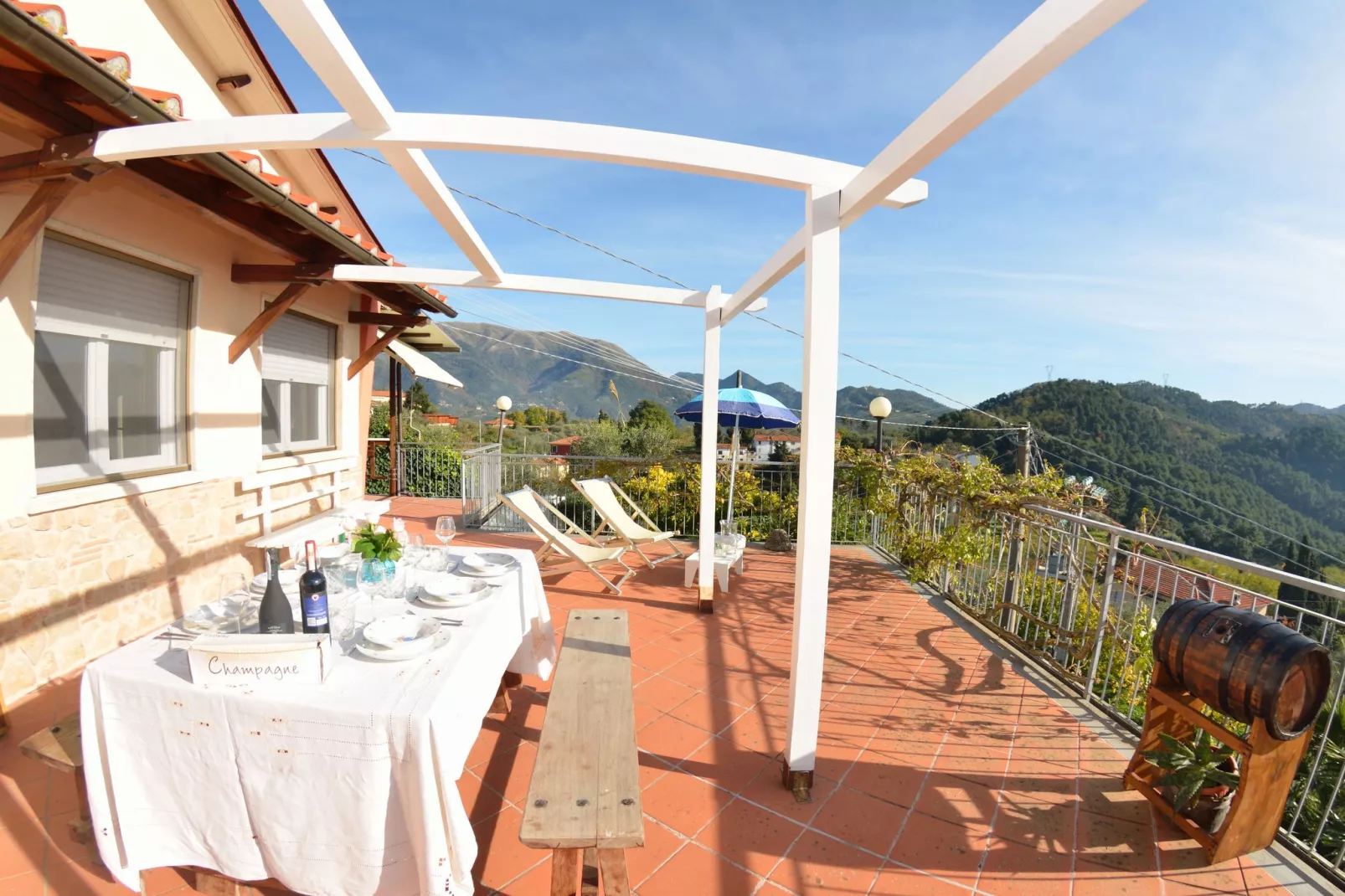 Chalet Del Colle-Terrasbalkon