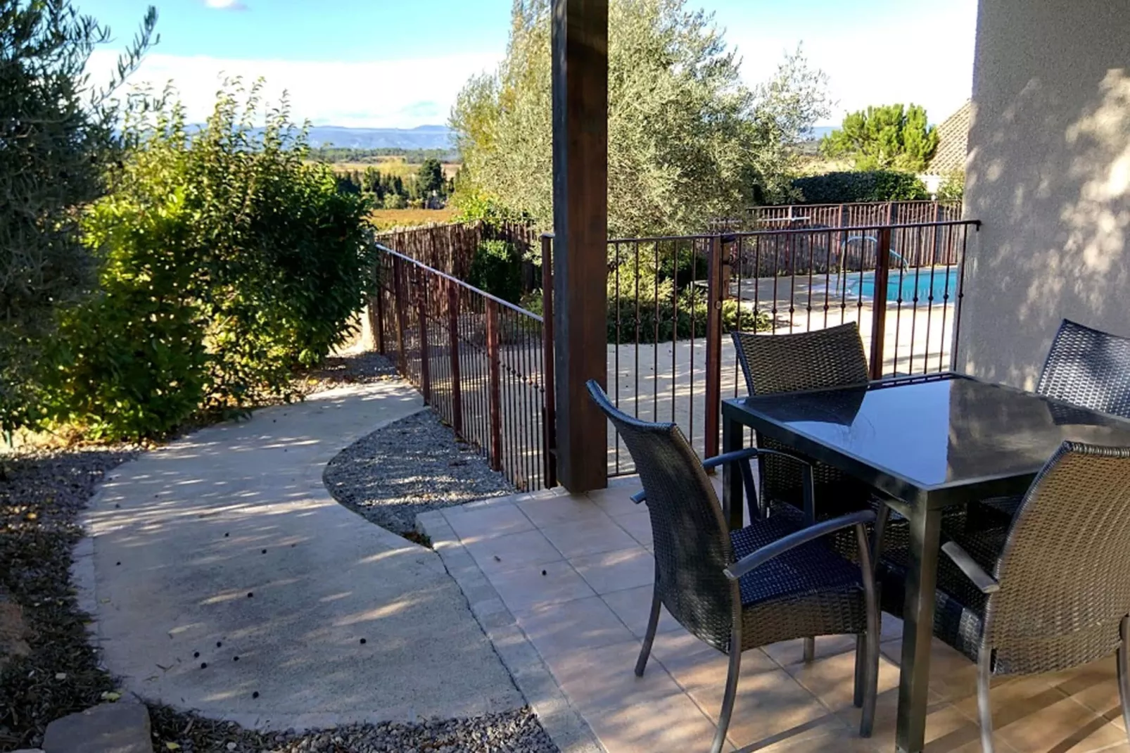 Villa le Syrah-Terrasbalkon