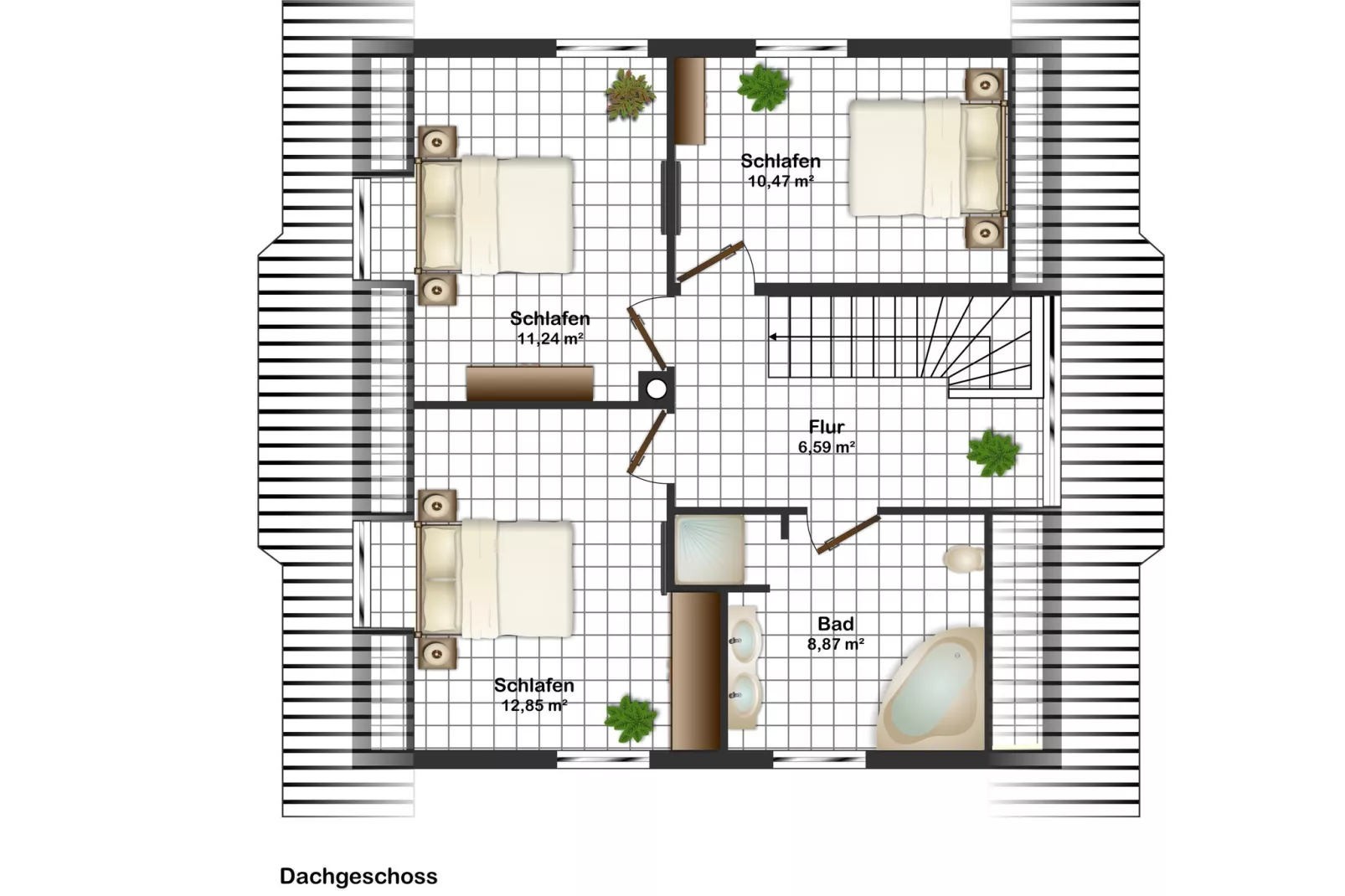 Traumidyll mit 5 Schlafzimmern - sehr komfortabel-Slaapkamer