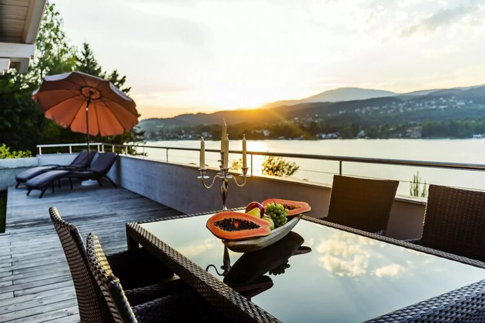 Villas Seevillen Excelsior, Velden am Wörthersee-6 Personen-Terrasbalkon