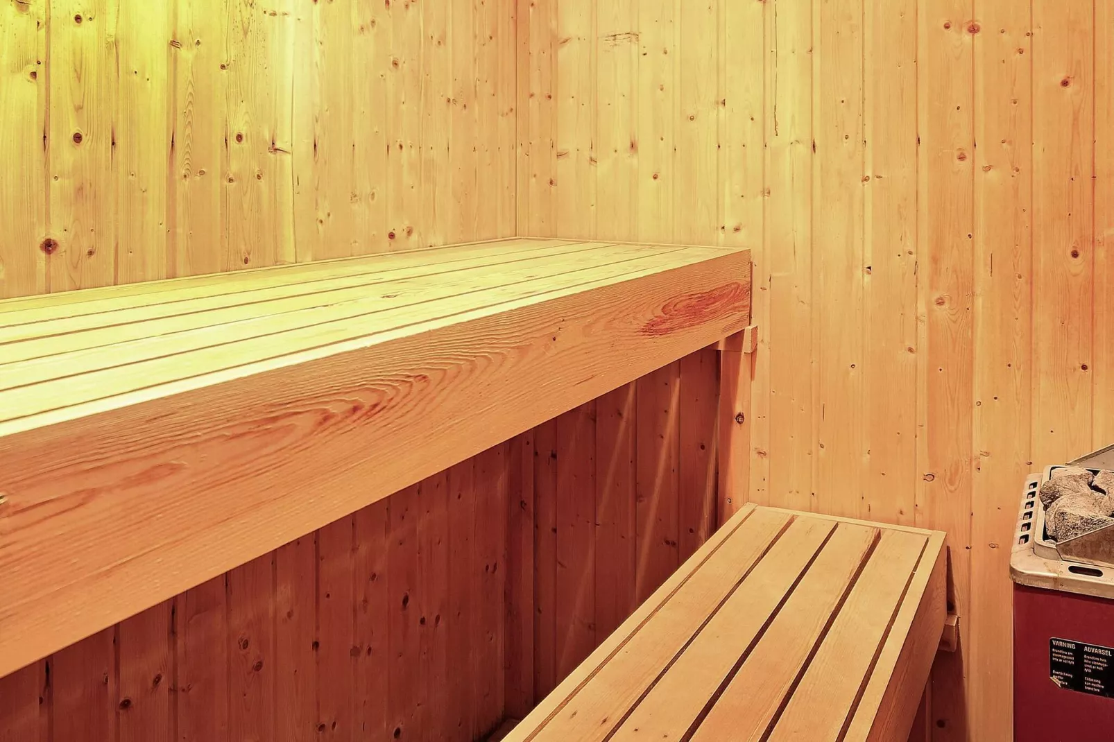 Gezellig vakantiehuis in Ringkøbing met zwembad en sauna-Sauna