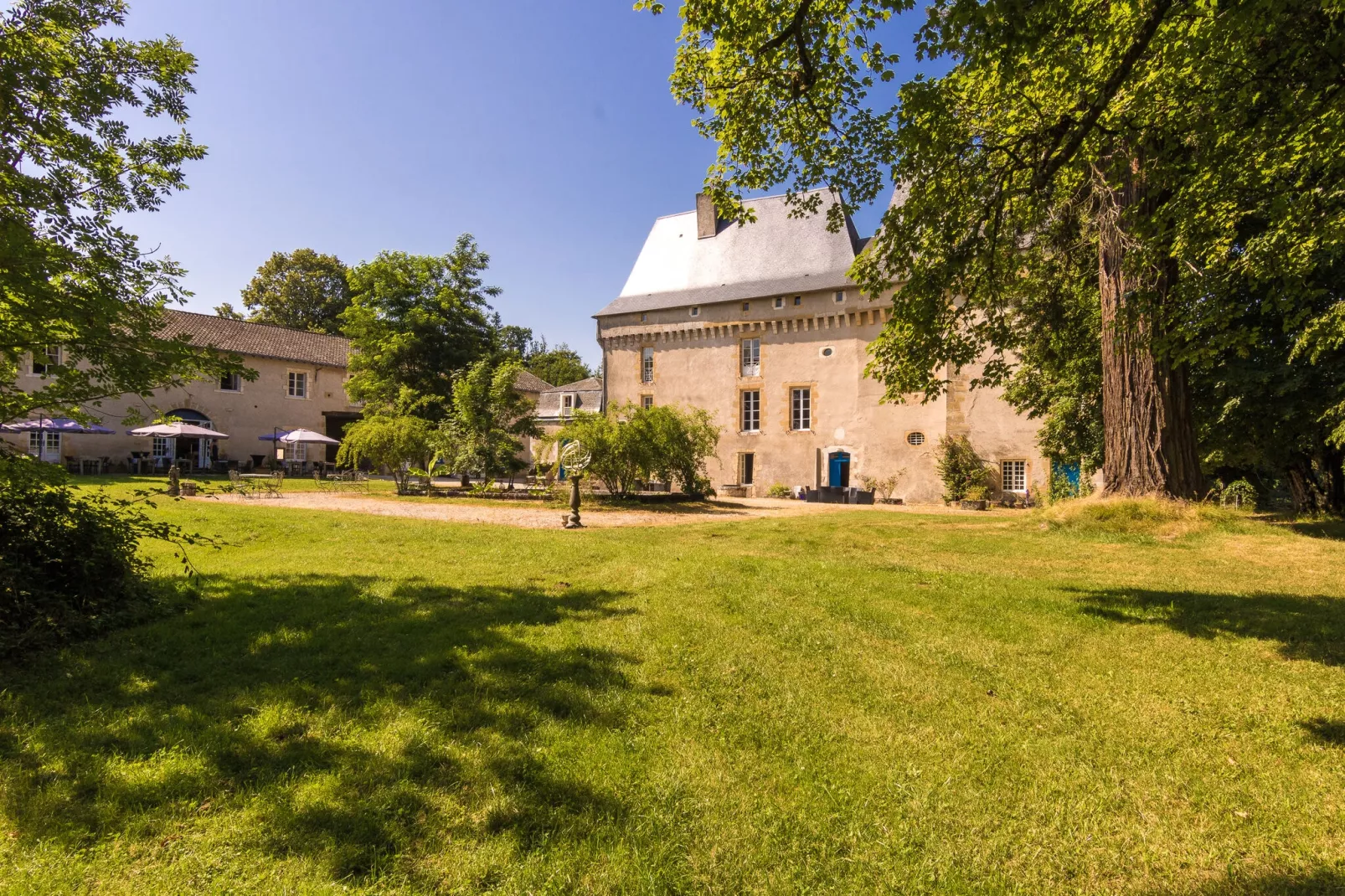 Gîte du Château-Tuinen zomer