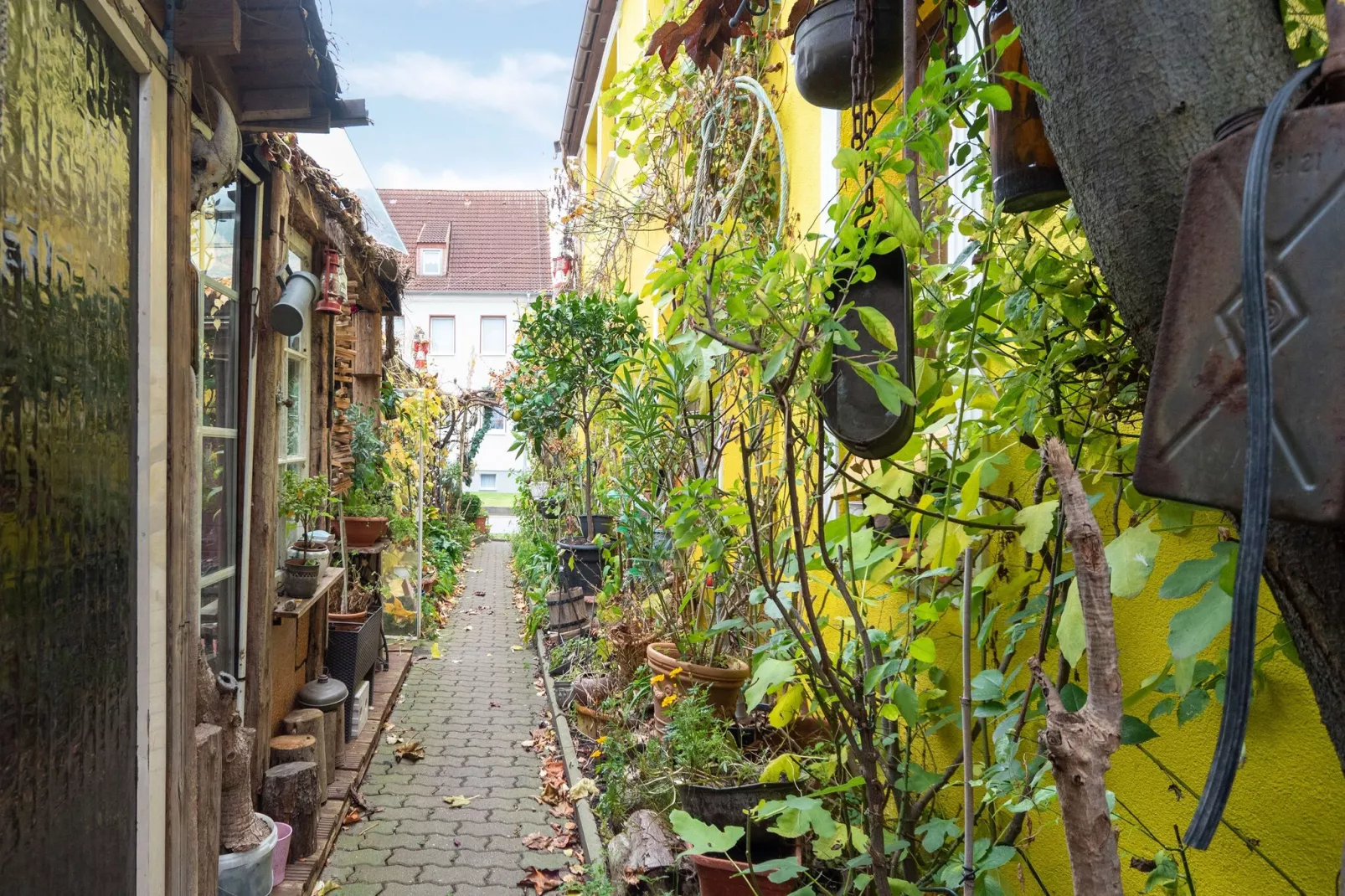 Stadtwohnung über 2 Ebenen-Tuinen zomer