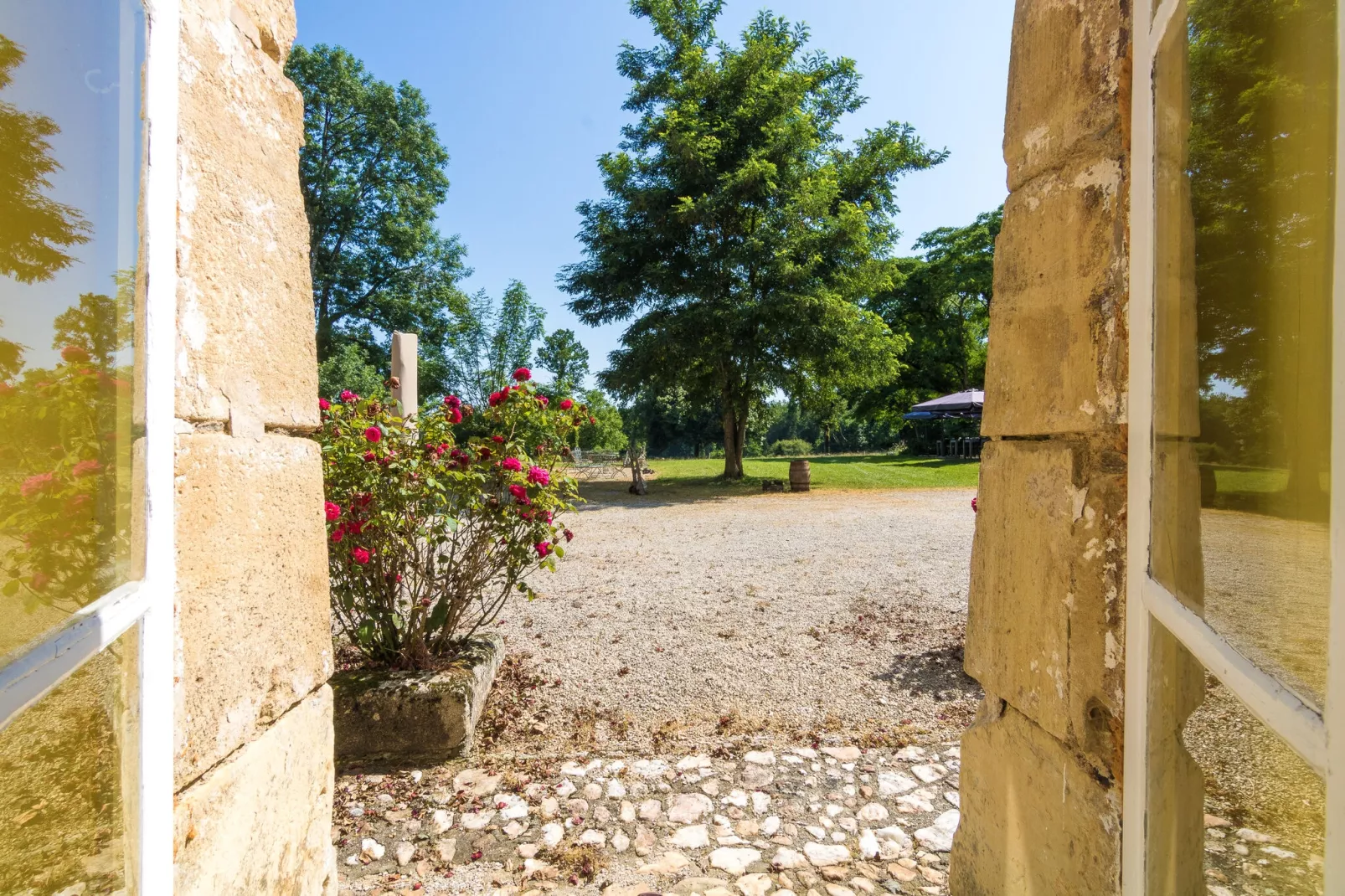 Gîte du Château-Uitzicht zomer