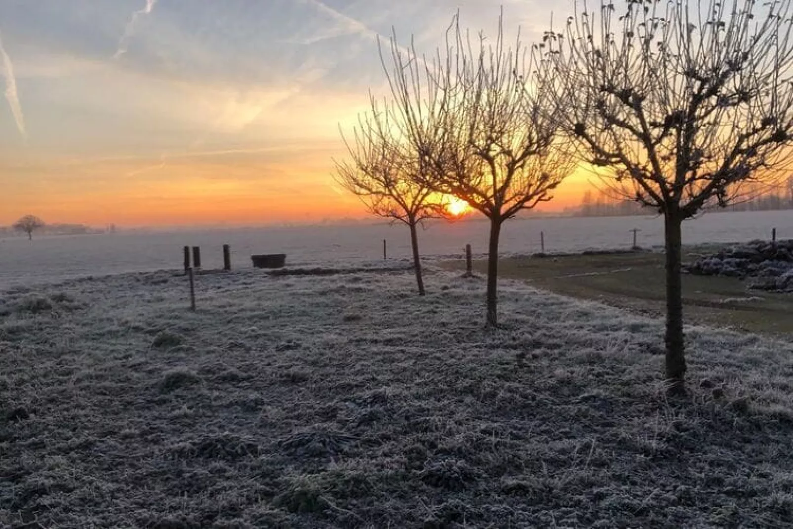 Villa Grenszicht-Uitzicht winter