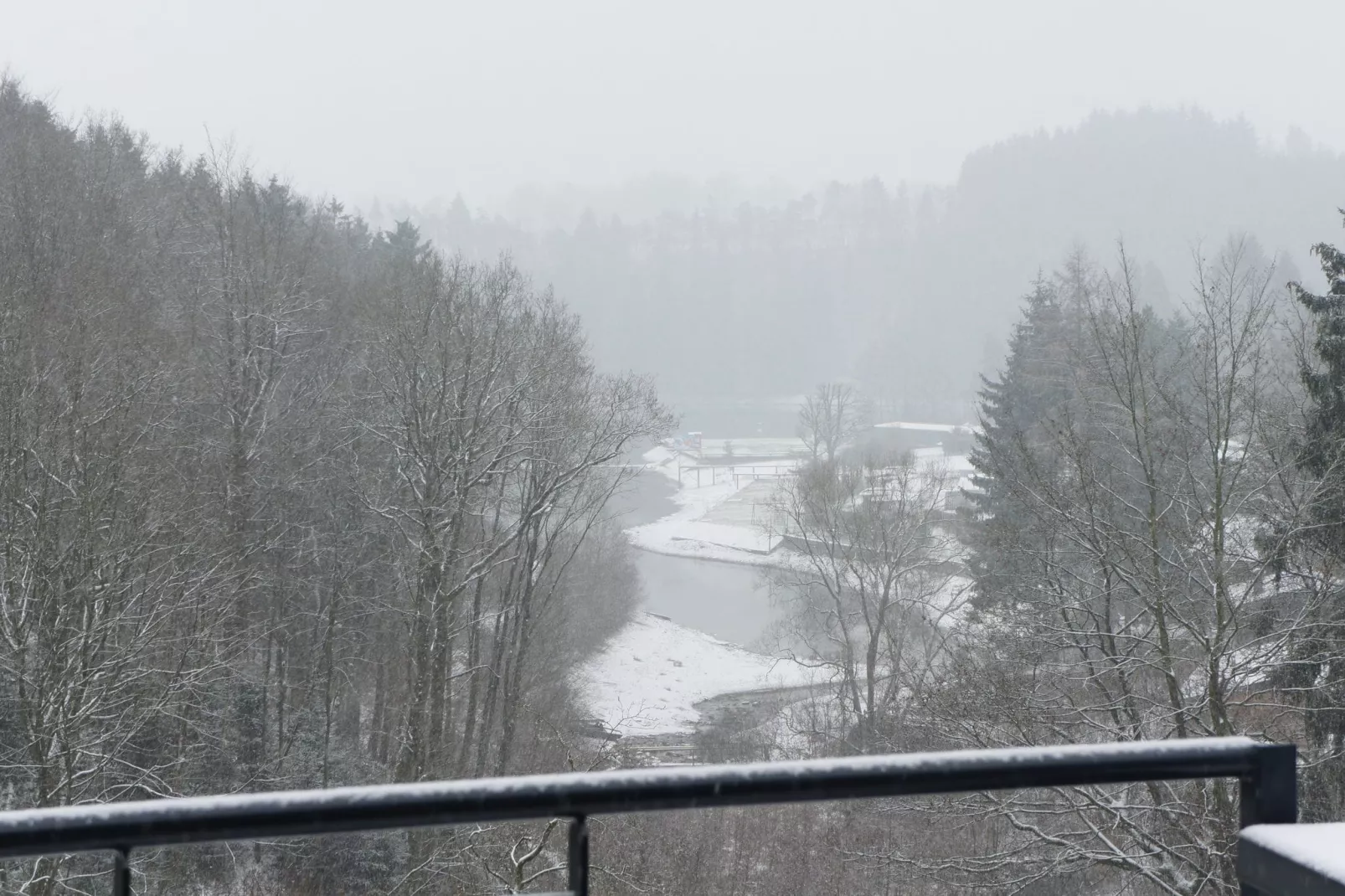 Les Jardins du Lac-Uitzicht winter