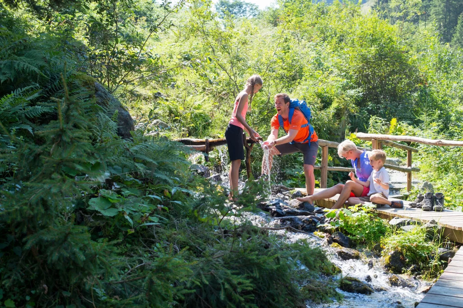 Ferienwohnung Nindl-Gebieden zomer 1km