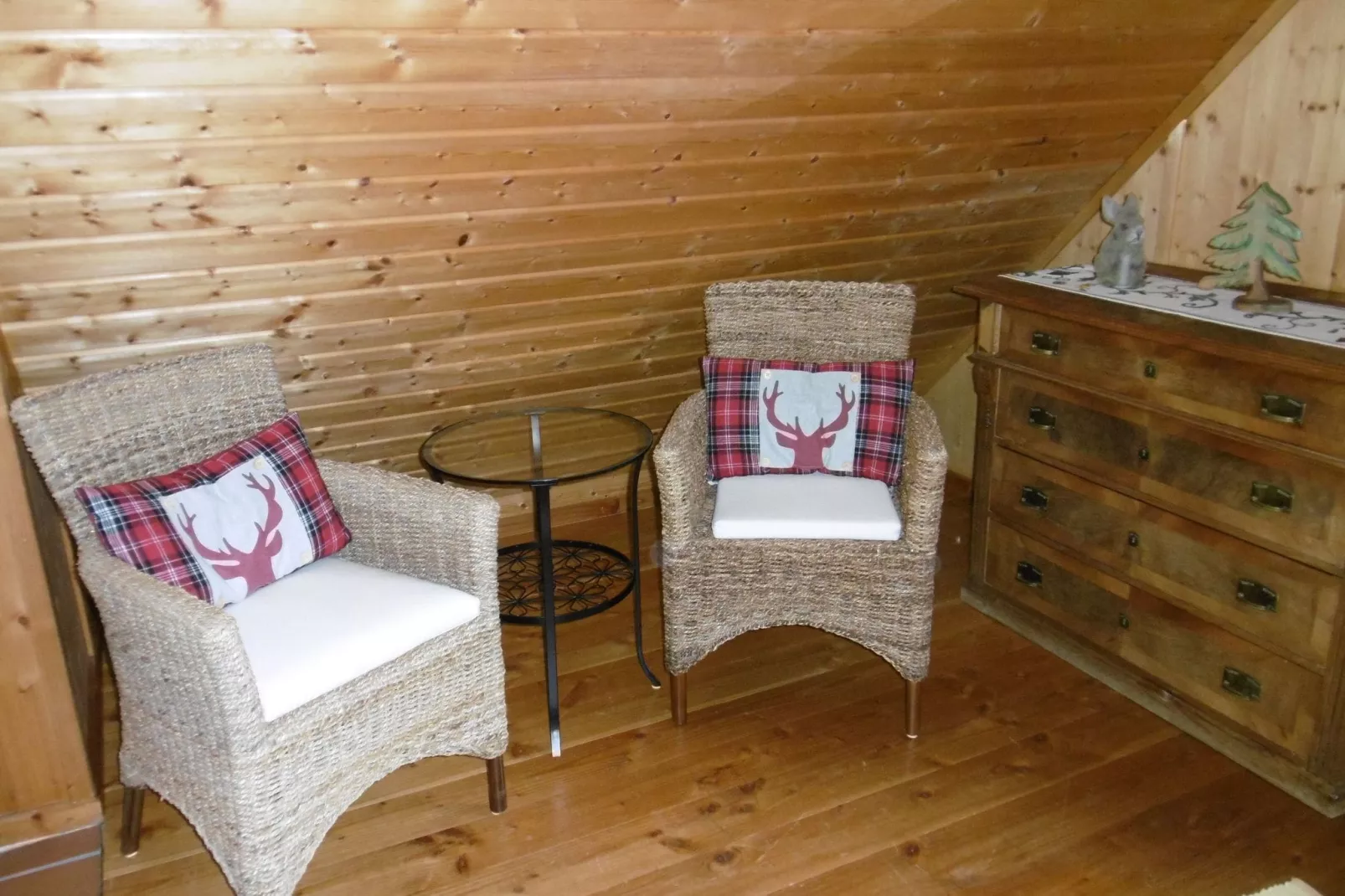 Vrijstaande vakantiewoning in het Zwarte Woud met sauna-Slaapkamer