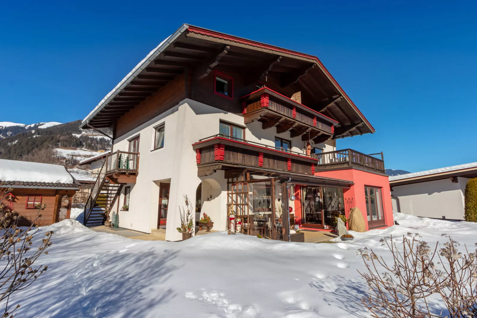 Ferienwohnung Nindl-Exterieur winter