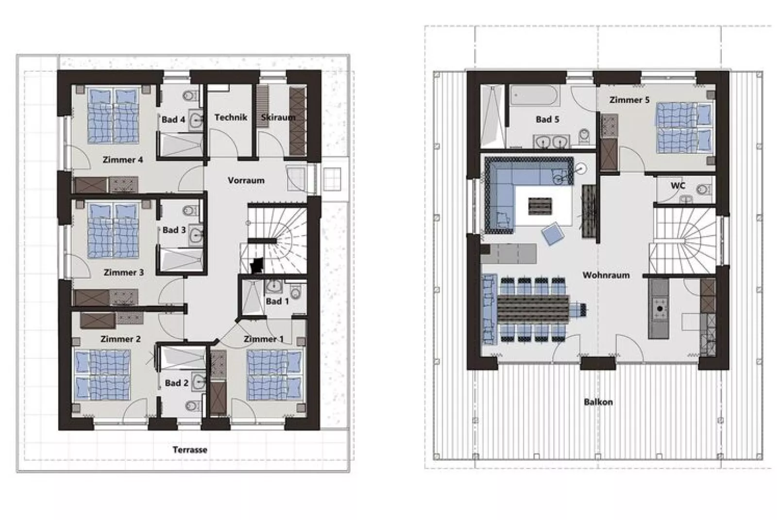 Feriendorf Das Dorf - Bauernhaus-Plattegrond