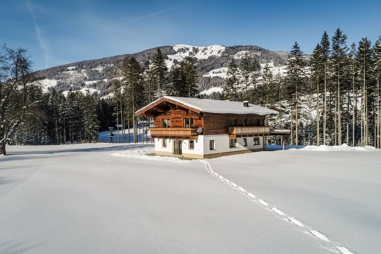 Chalet Freiblick Kleinhaid-Exterieur winter