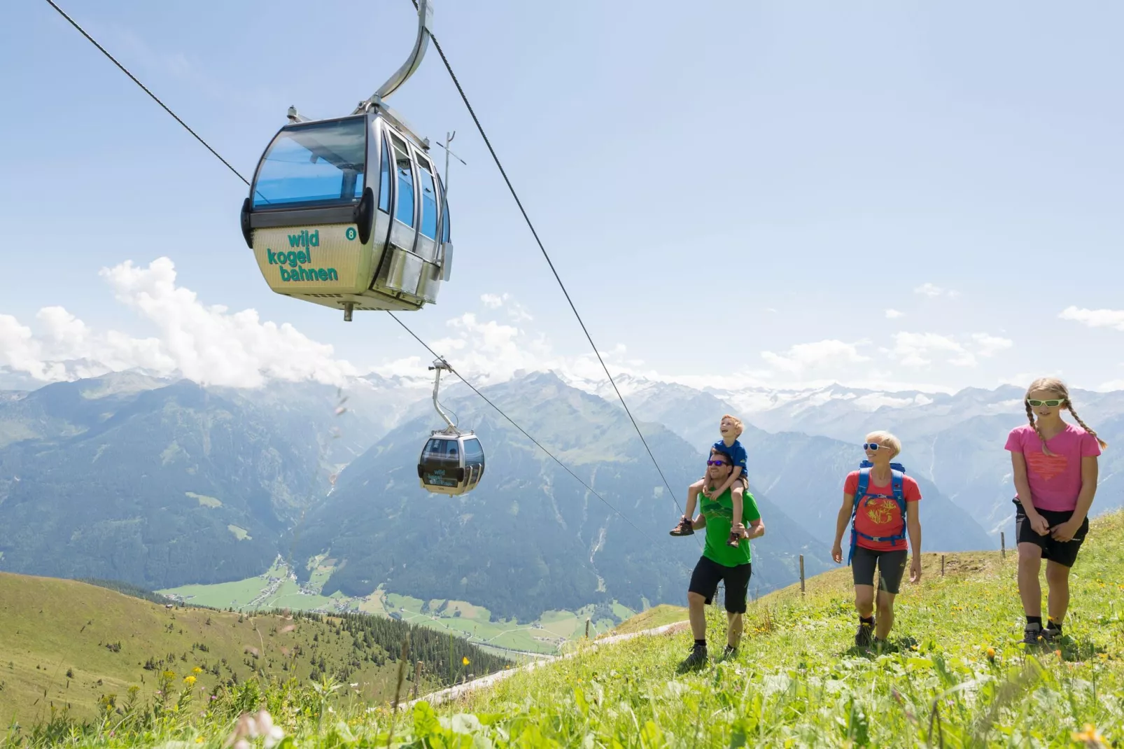 Käferhof Bramberg am Wildkogel-Gebieden zomer 5km