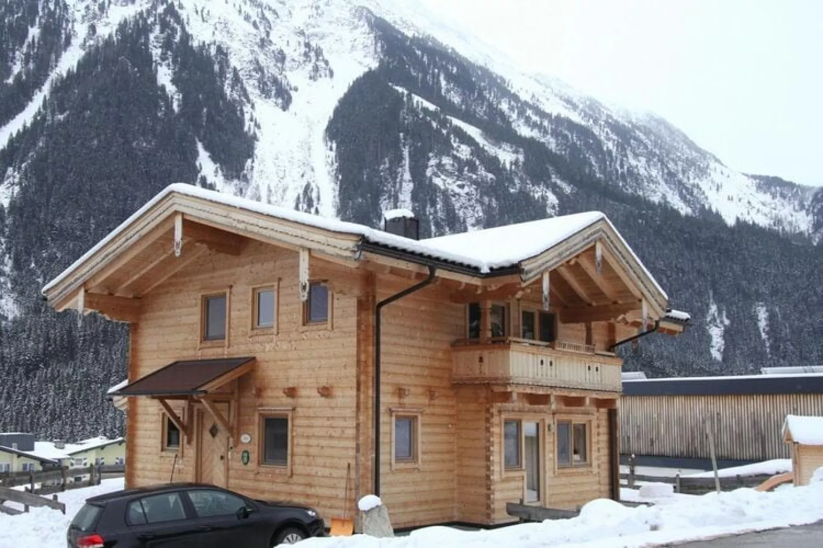 Chalet Wasserfall-Exterieur winter