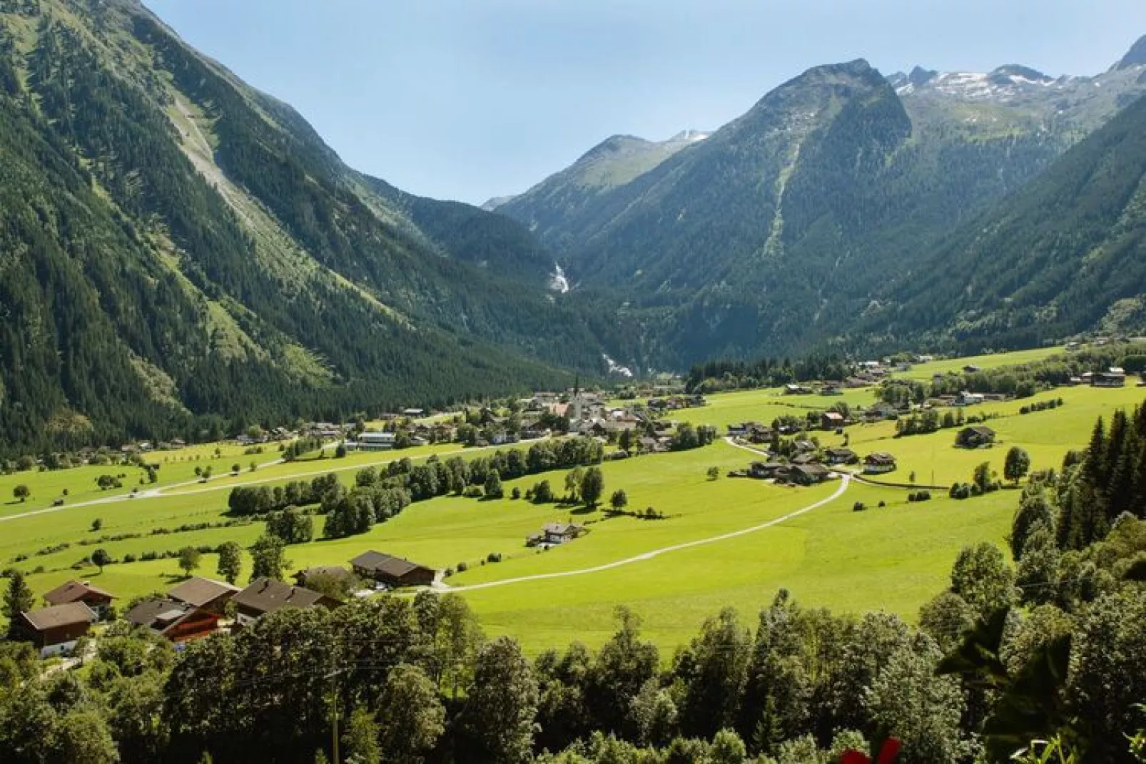 Chalet Wasserfall-Uitzicht zomer