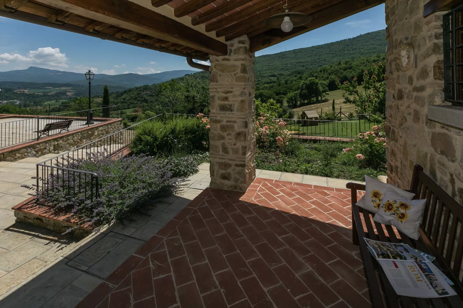 Casa Quattro-Uitzicht zomer