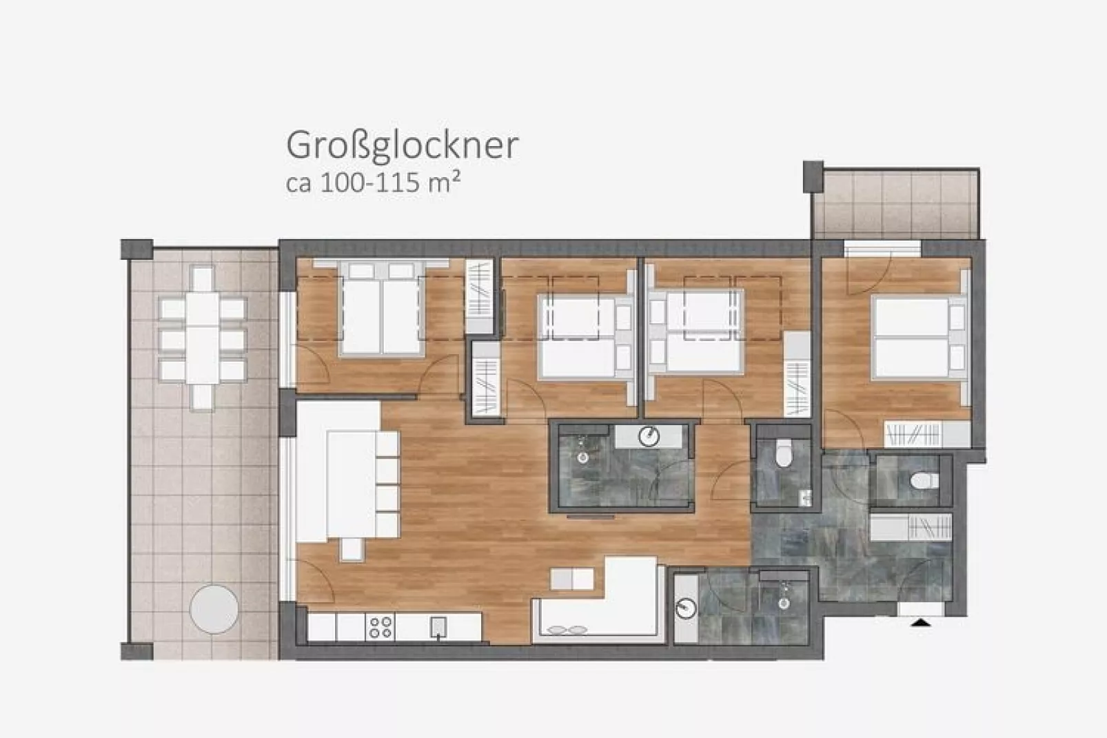 Holiday resort Carpe Solem, Rauris-Großglockner-Plattegrond