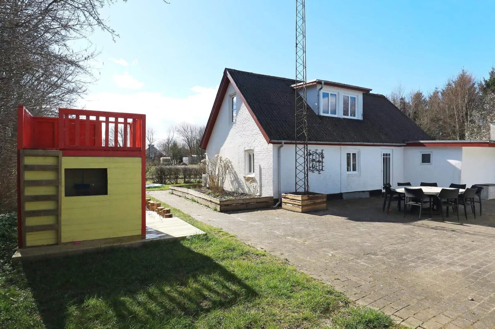 Pittoresk vakantiehuis in Jutland 800 m van de Limfjord-Buitenlucht