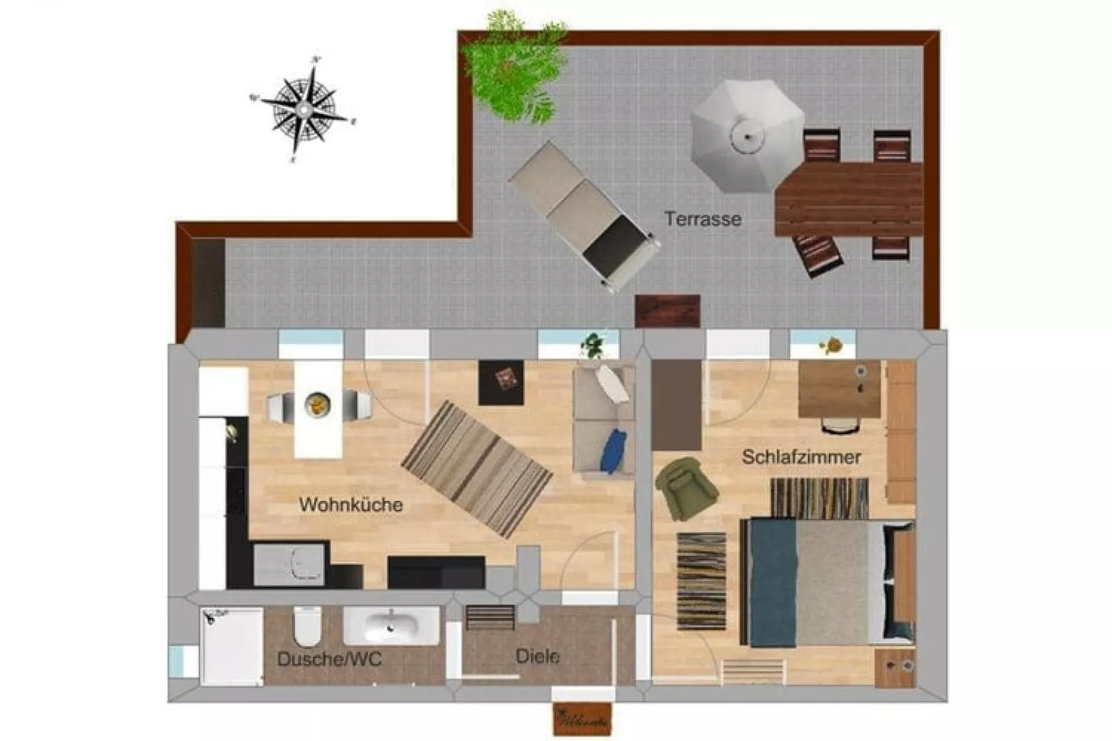 Breitner - Salzachtalblick-Plattegrond