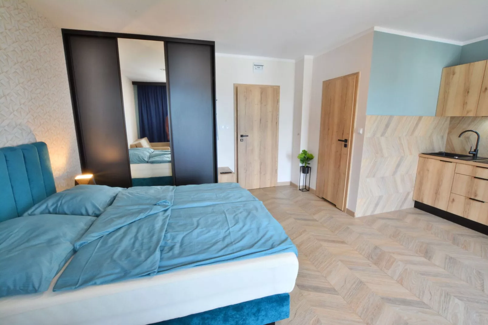 Apartament nr 3 3-osobowy 29 m2 Ustronie Morskie-Woonkamer
