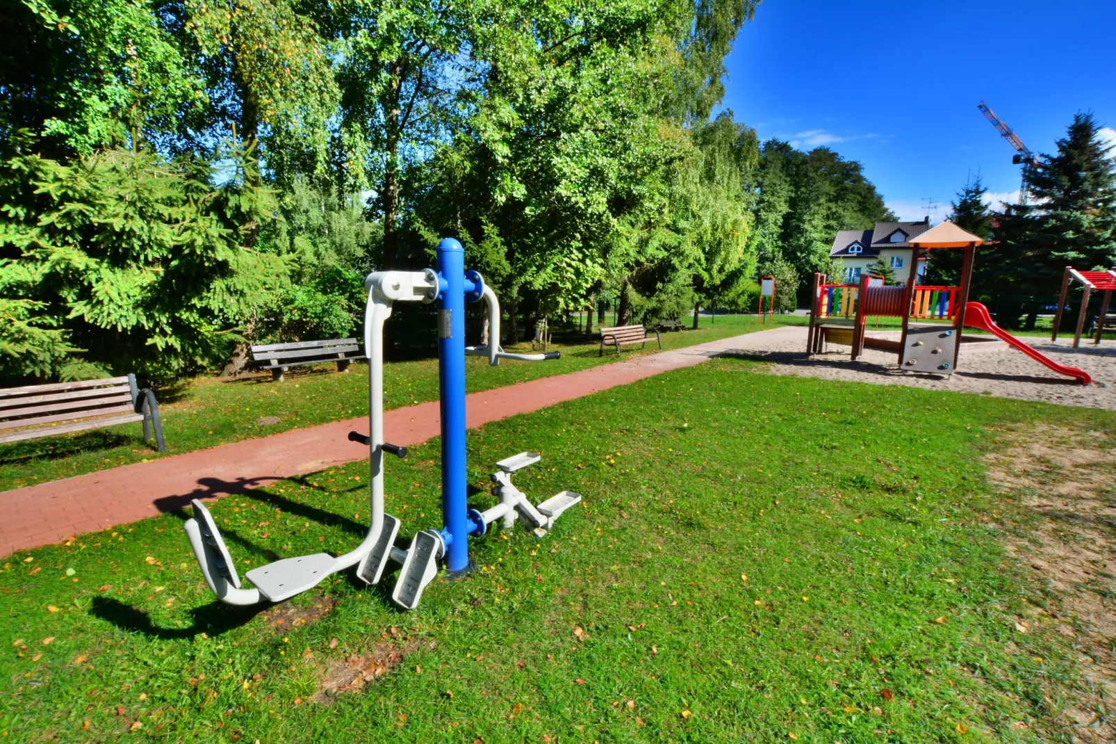 Family Park Ustronie Morskie-Tuinen zomer