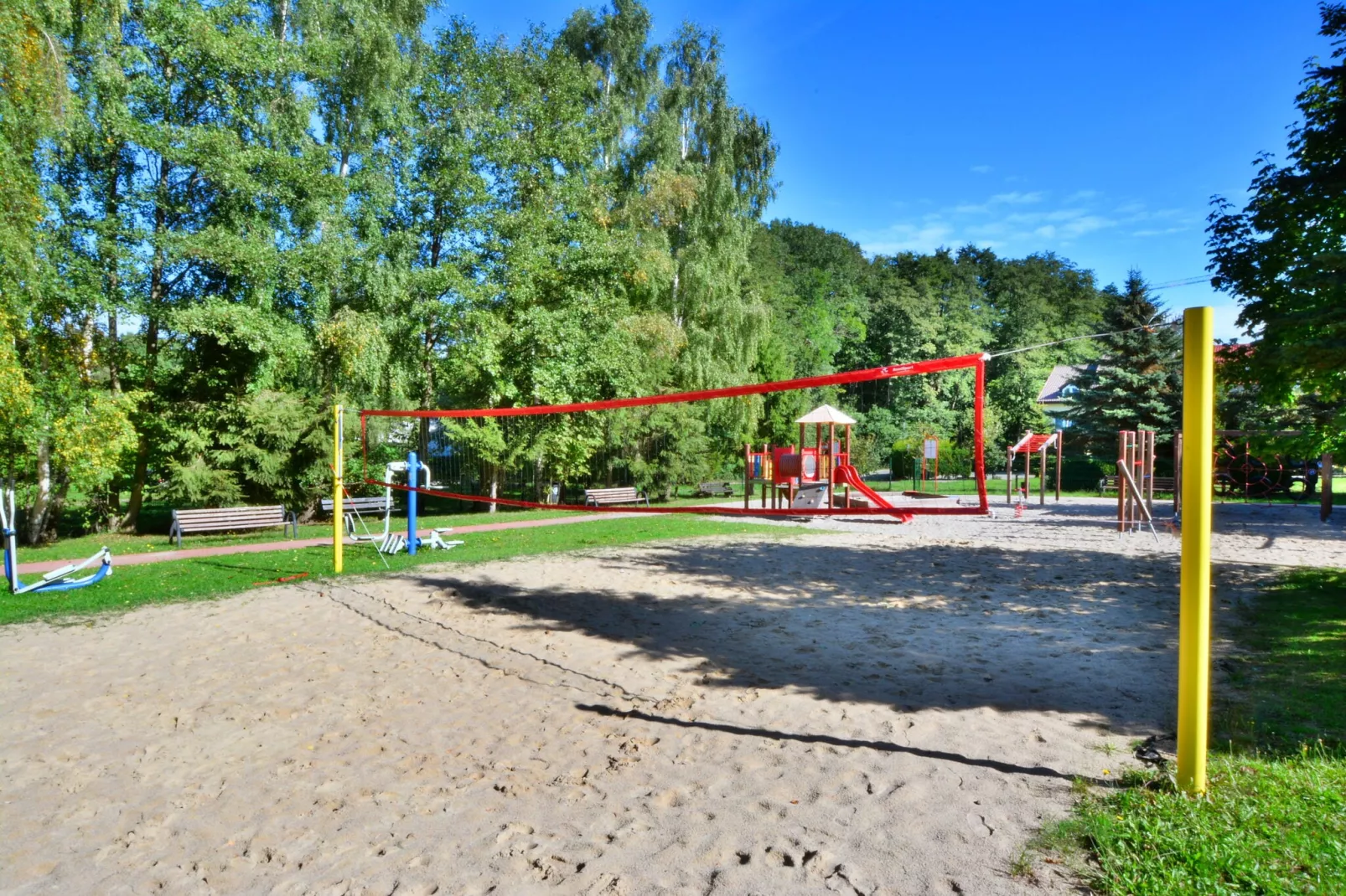 Family Park Ustronie Morskie-Tuinen zomer