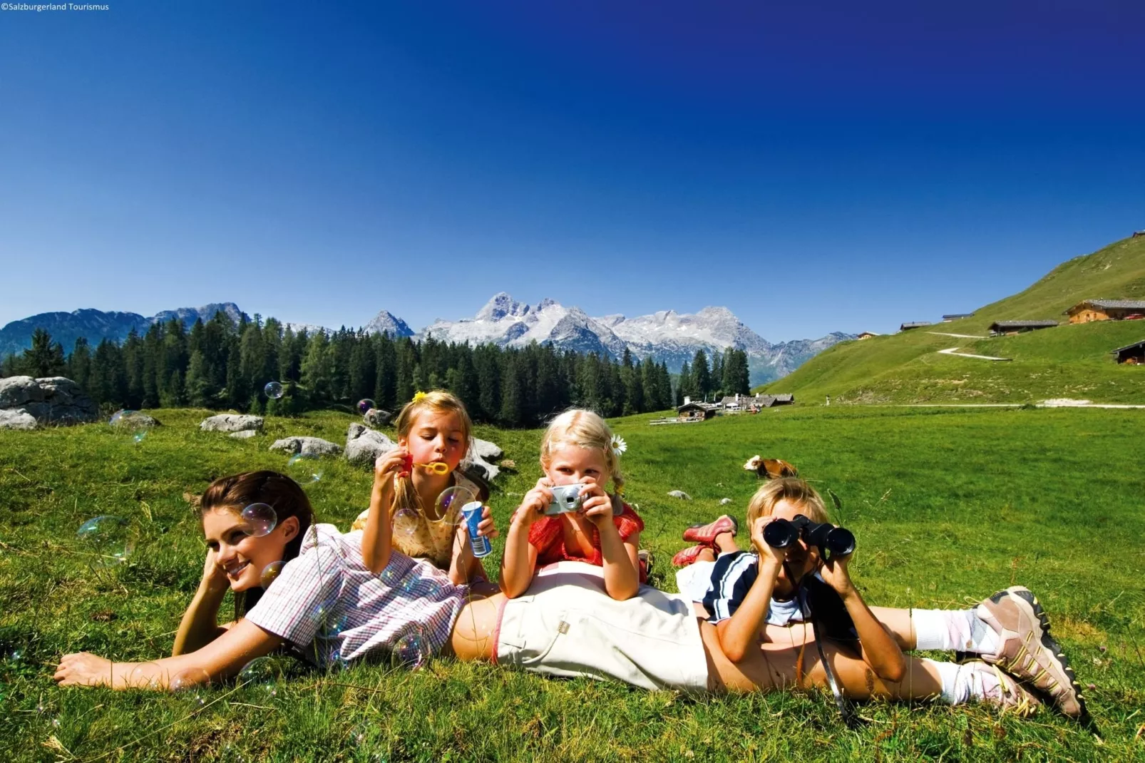 Chalet Mayr-Gebieden zomer 5km