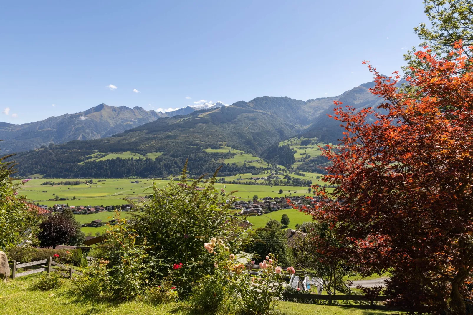 Appartement Mountain Joys-Uitzicht zomer