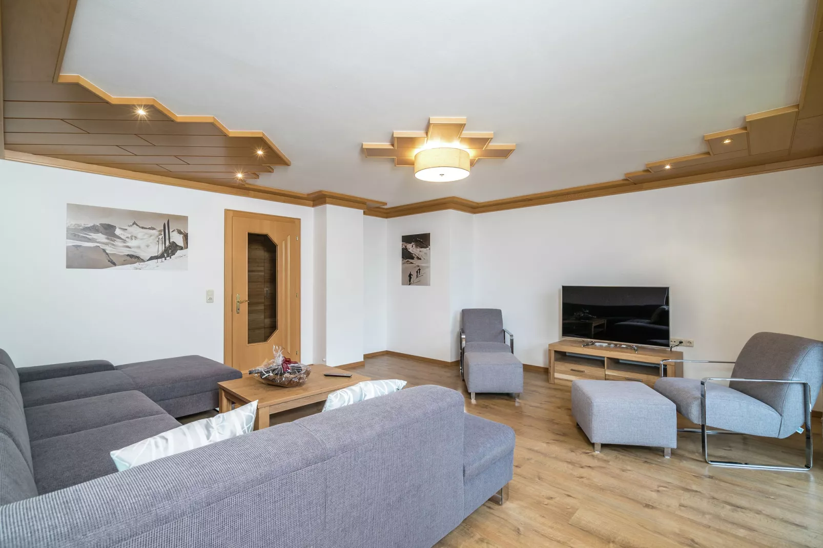 Chalet Bergerblick Zillertal Arena-Woonkamer