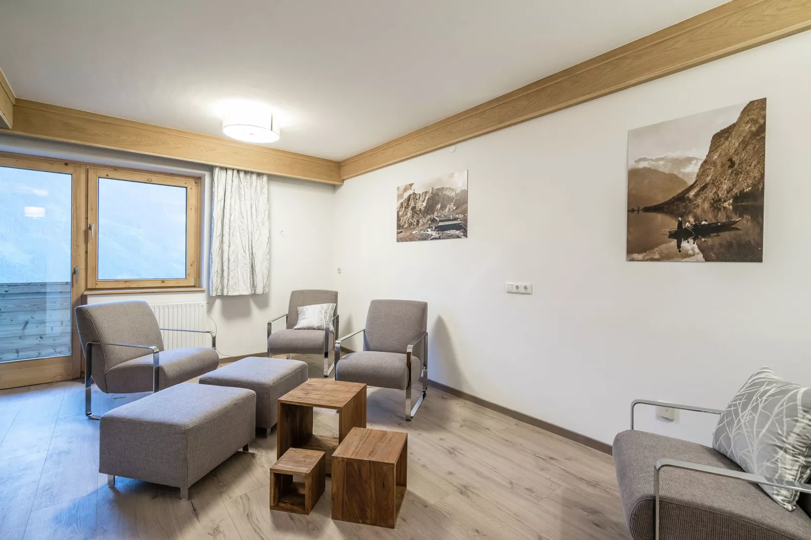 Chalet Bergerblick Zillertal Arena-Woonkamer