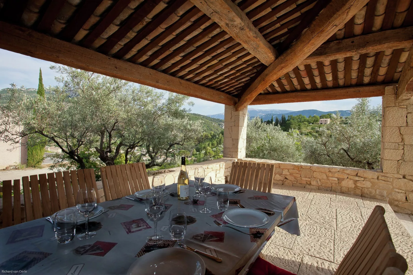 Villa Les Dentelles-Terrasbalkon