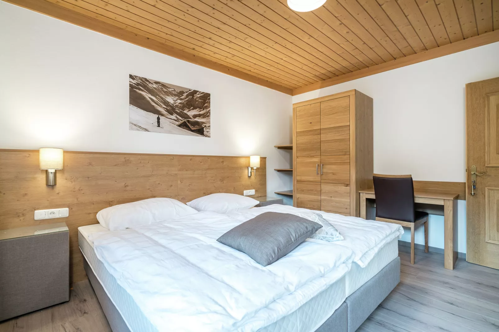 Chalet Bergerblick Zillertal Arena-Slaapkamer