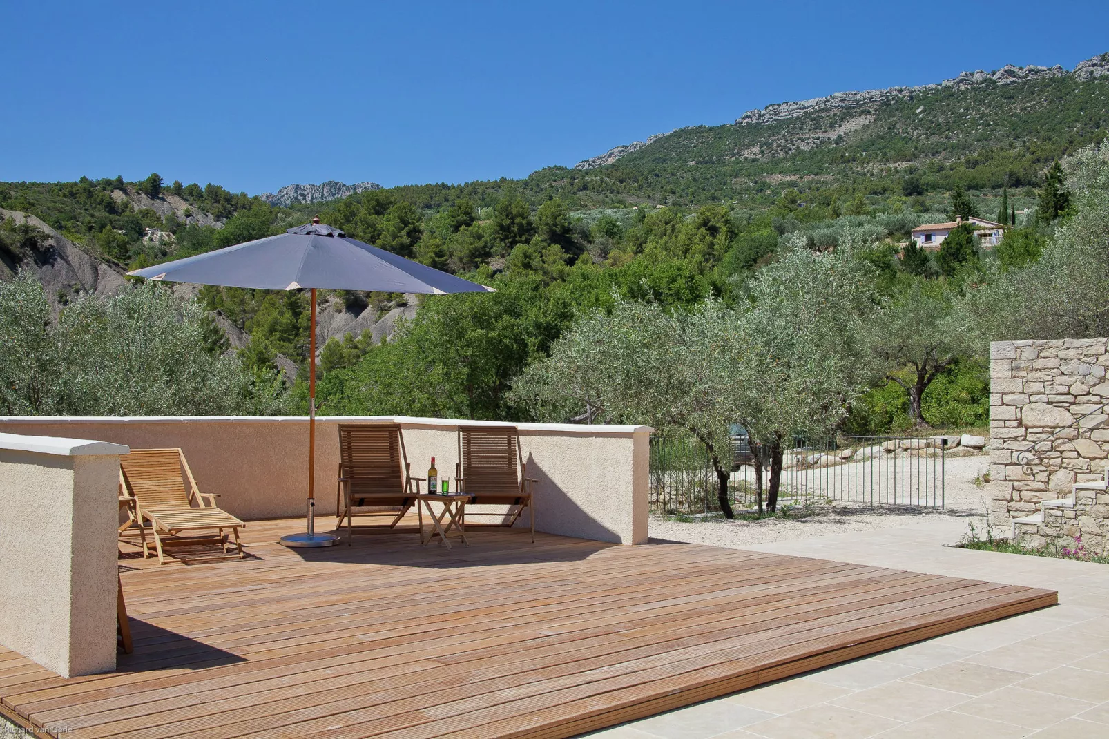 Villa Les Dentelles-Terrasbalkon