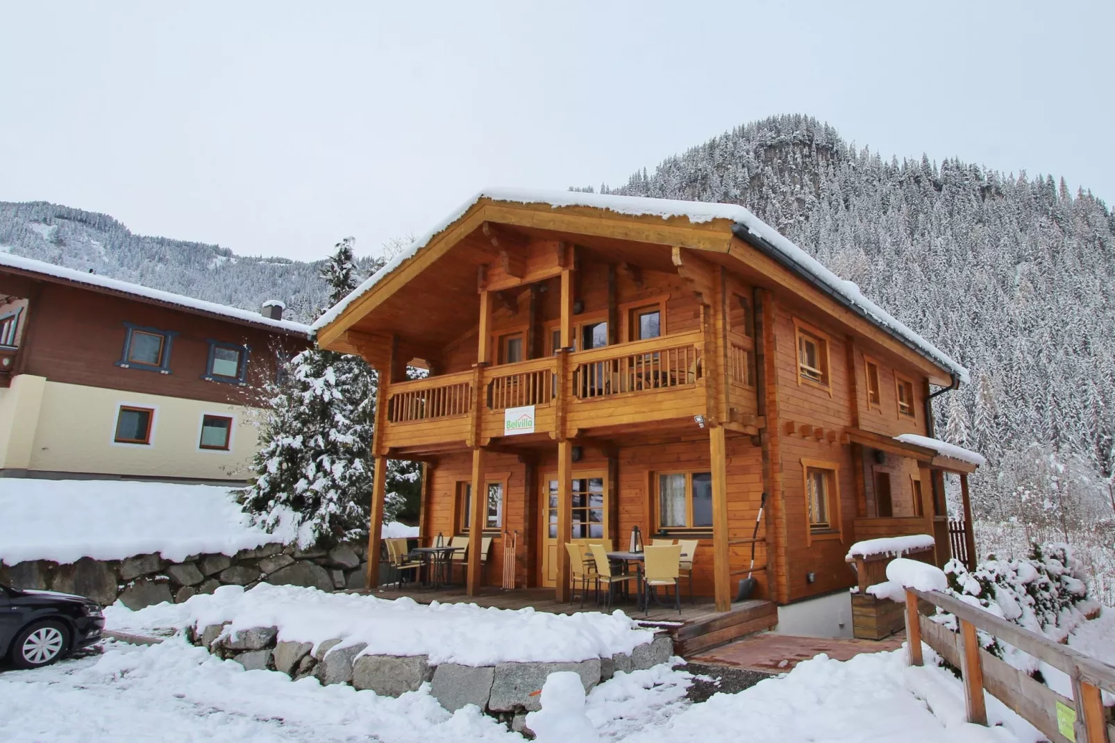 Chalet Seebach-Exterieur winter