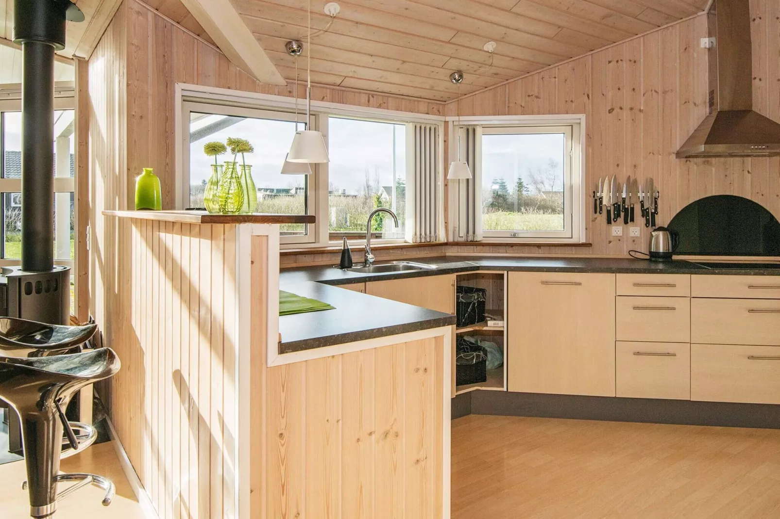 Rustig vakantiehuis in Hemmet met bubbelbad