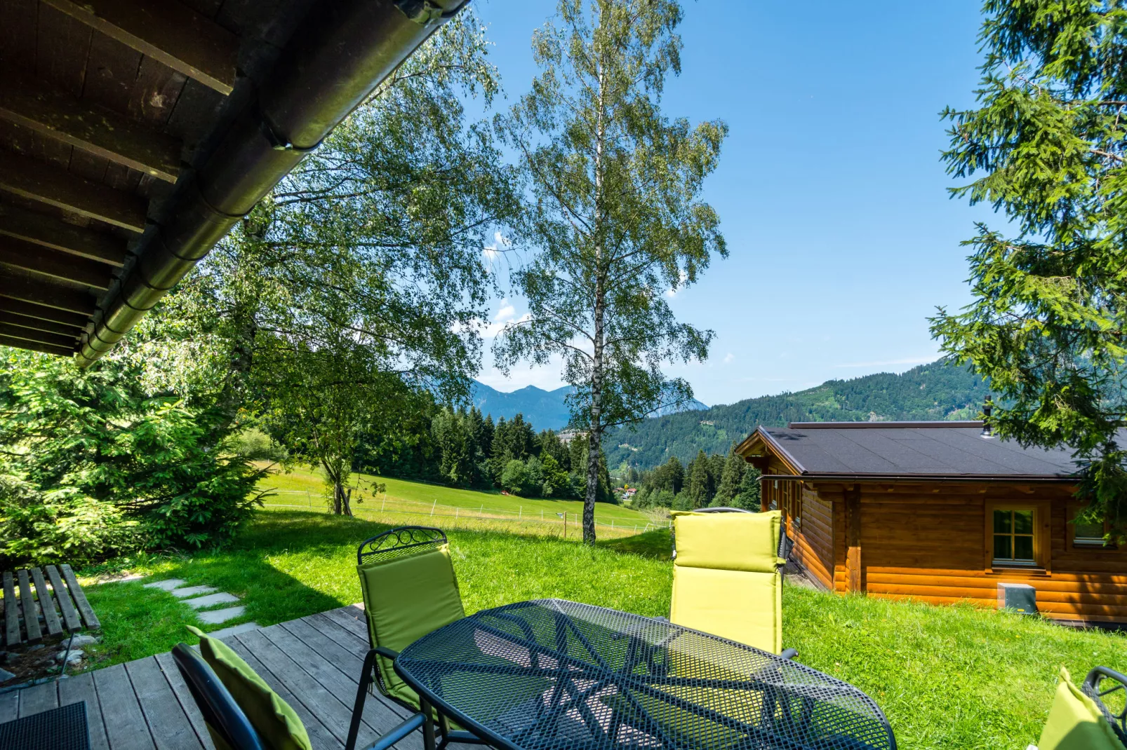 Chalet im Brixental I-Uitzicht zomer