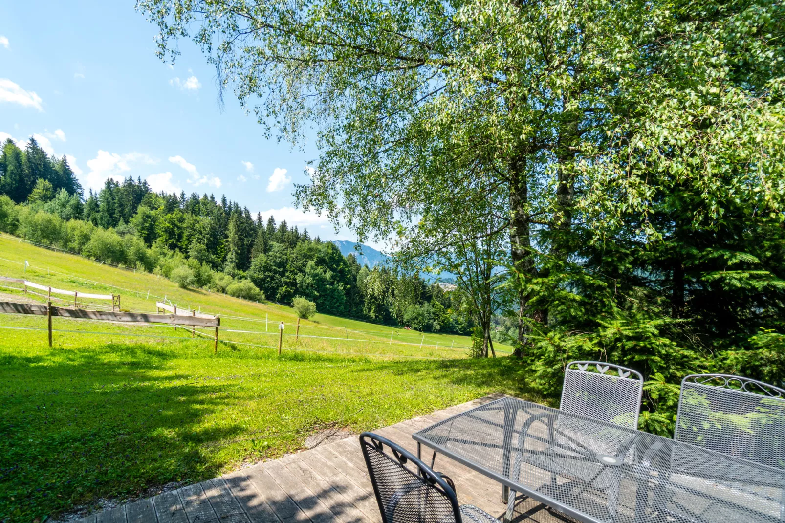 Chalet im Brixental I-Uitzicht zomer