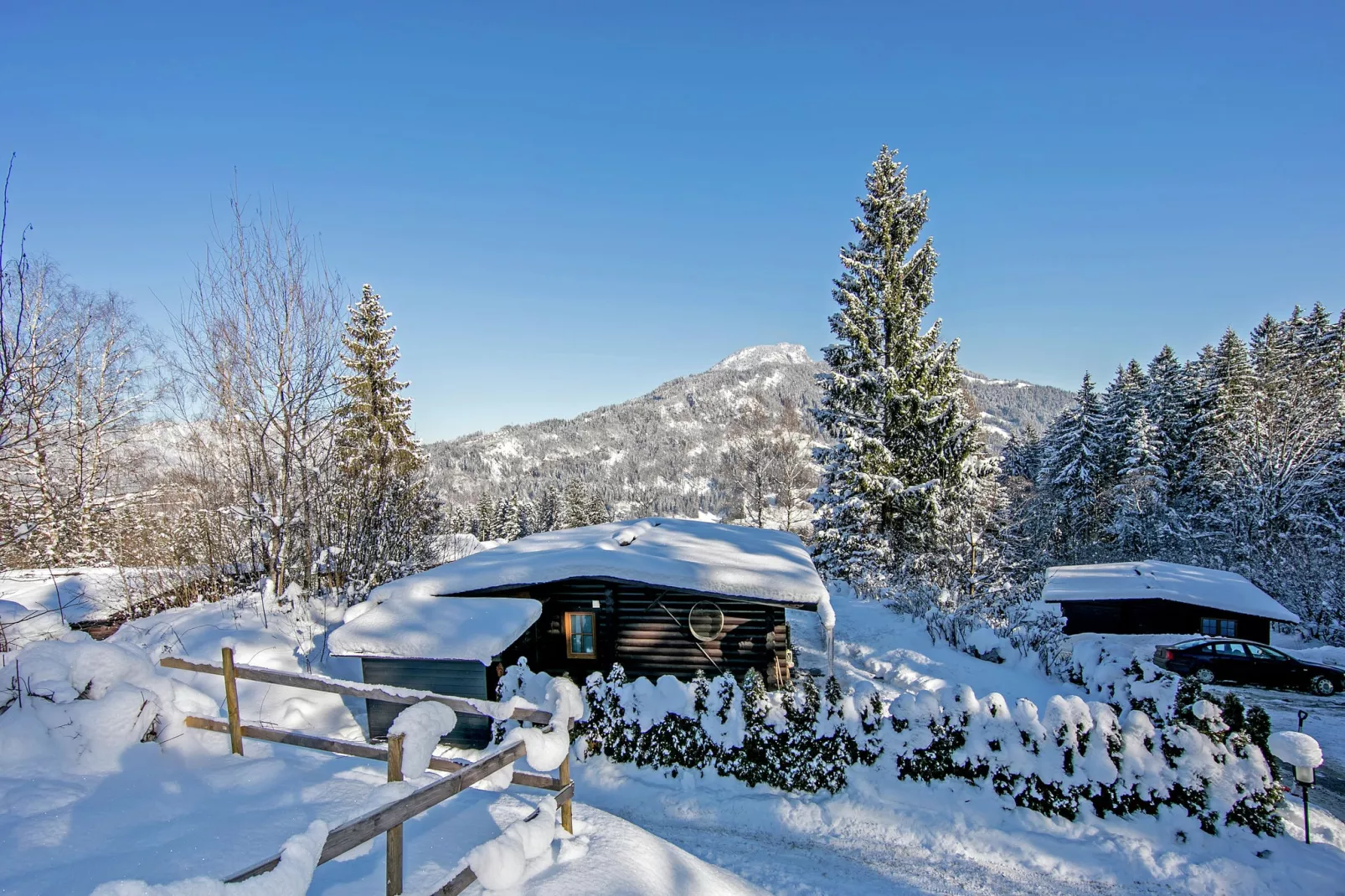 Chalet Yosi im Brixental-Uitzicht winter