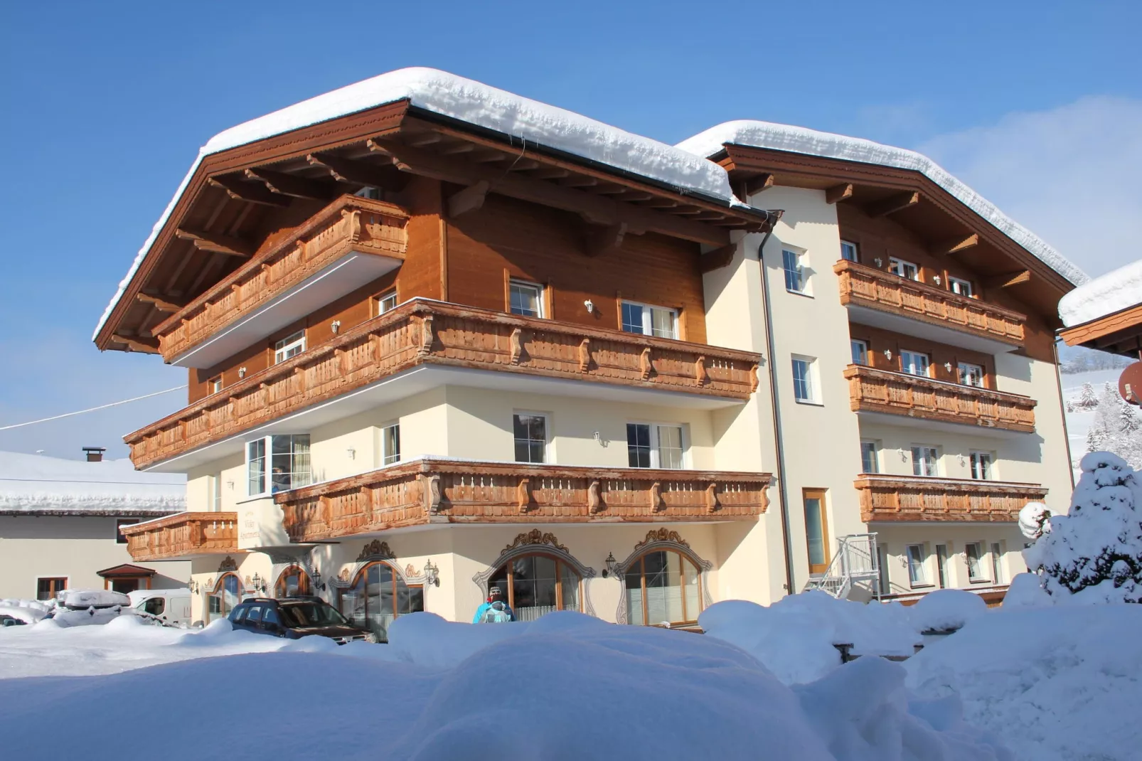 Vicky Apartments Niederau-Exterieur winter