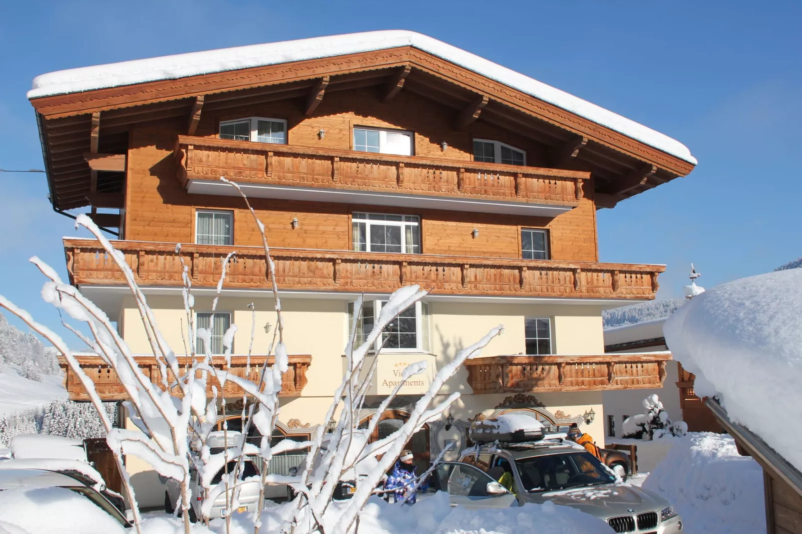 Vicky Apartments Niederau-Exterieur winter