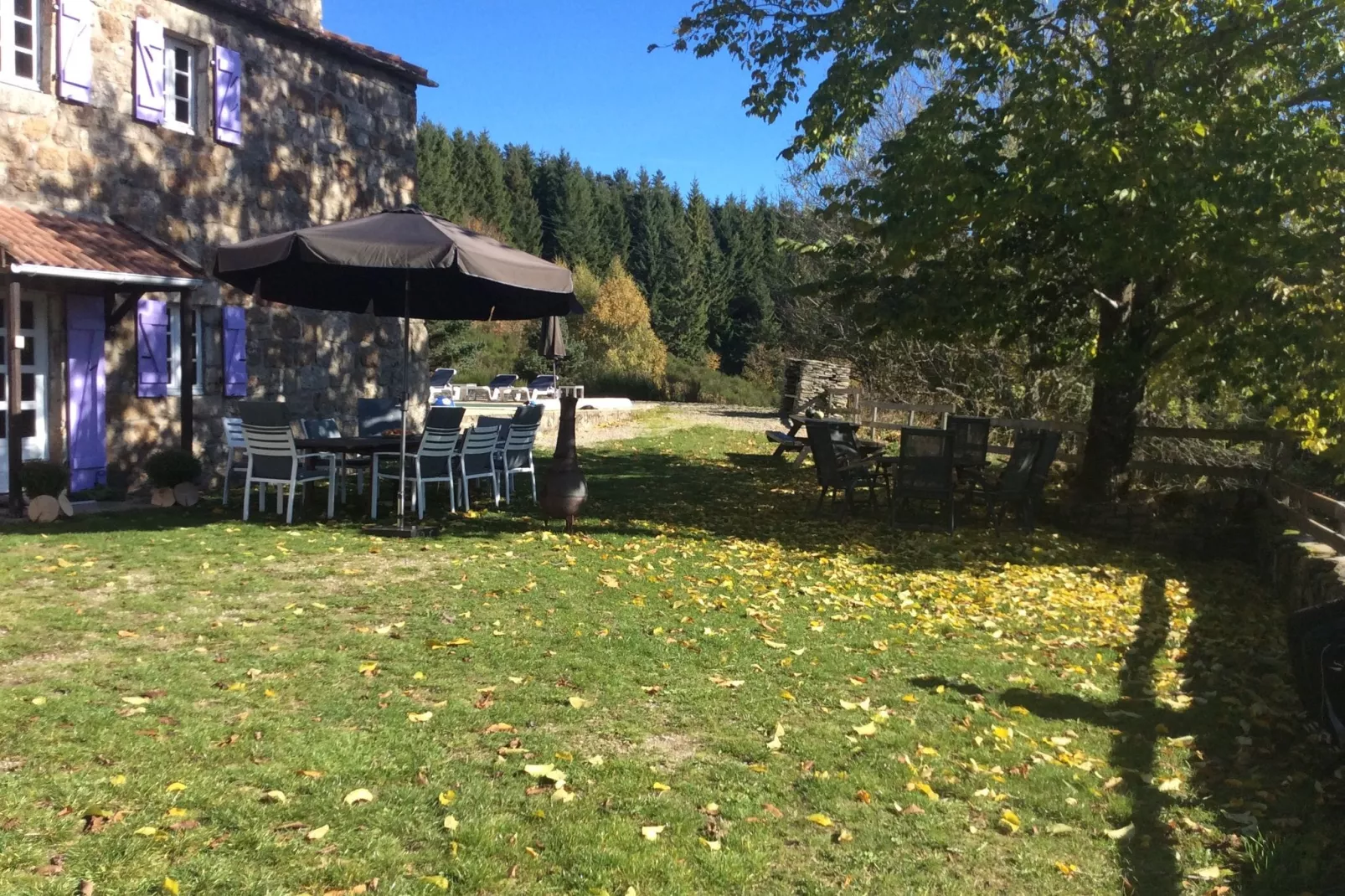 Maison de vacance - Cros-de-Géorand-Tuinen zomer