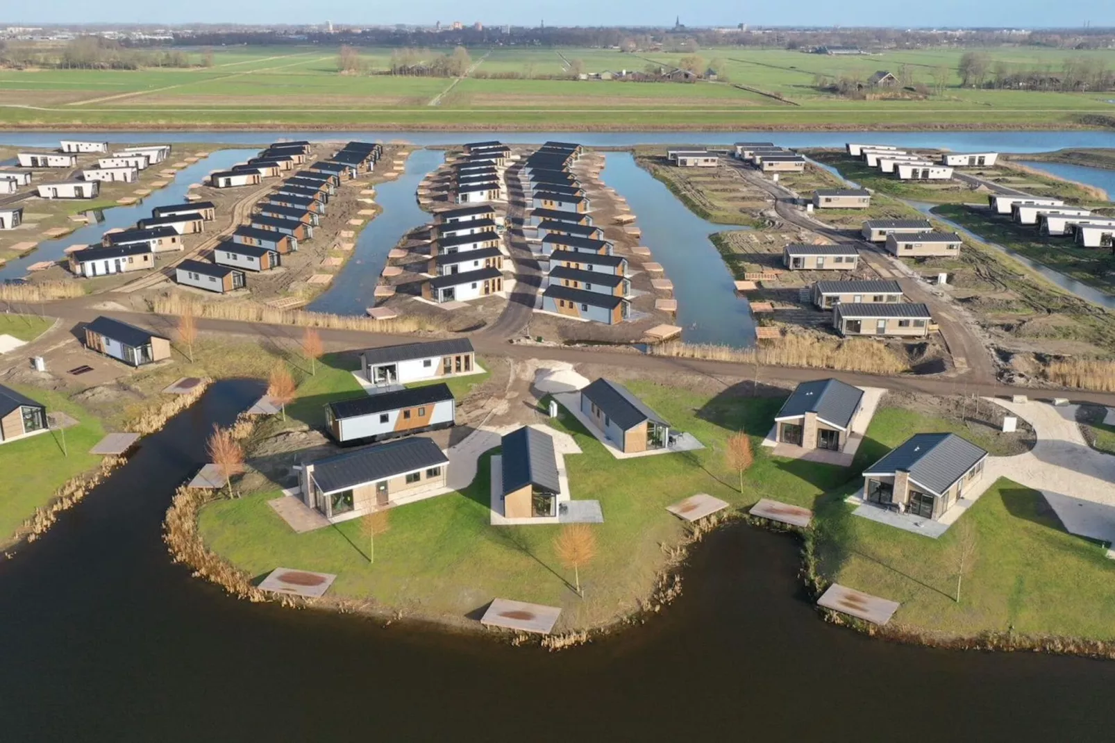 Resort De IJssel Eilanden 2-Gebieden zomer 1km