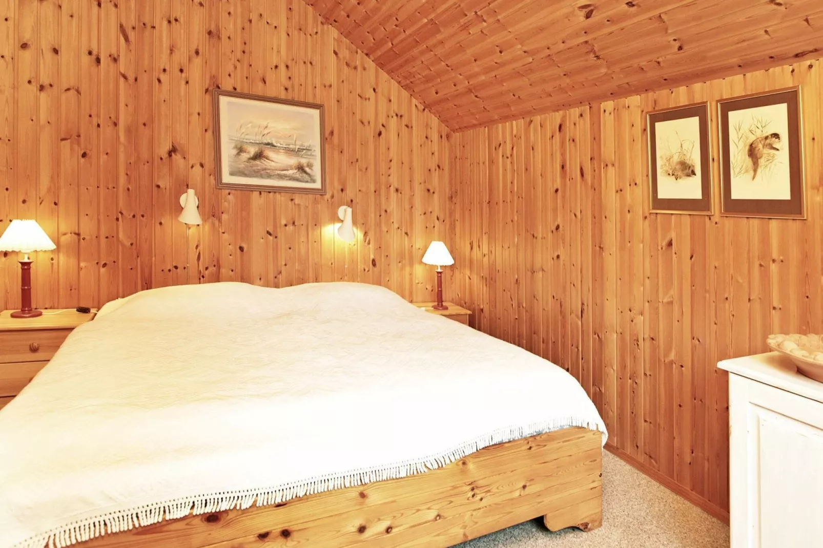 Gezellig vakantiehuis in Væggerløse, met sauna-Binnen