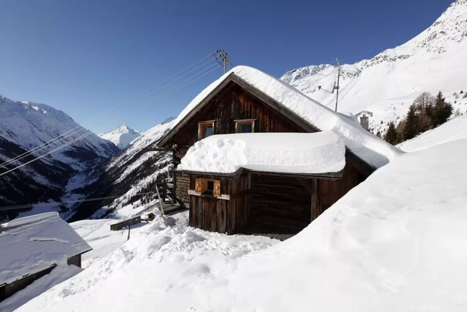 Vakantiehuis Siggi's Almhütte, Sölden-Exterieur winter