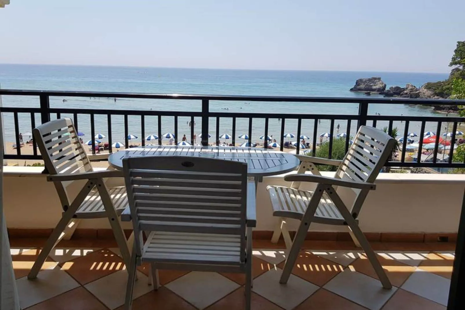 Glyfada Beachfront 2-Terrasbalkon