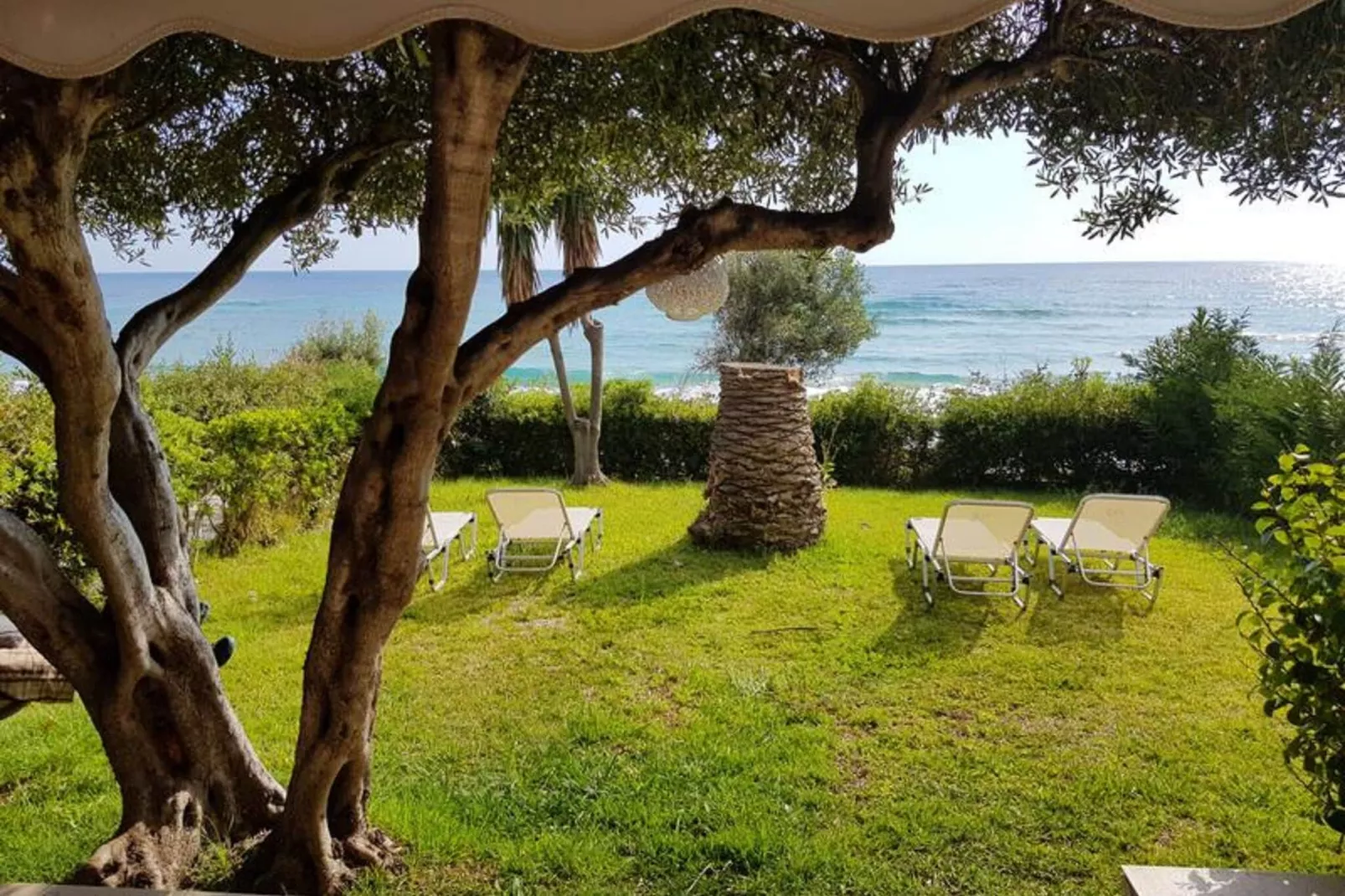 Glyfada Beachfront Housel Ab4g-Uitzicht zomer